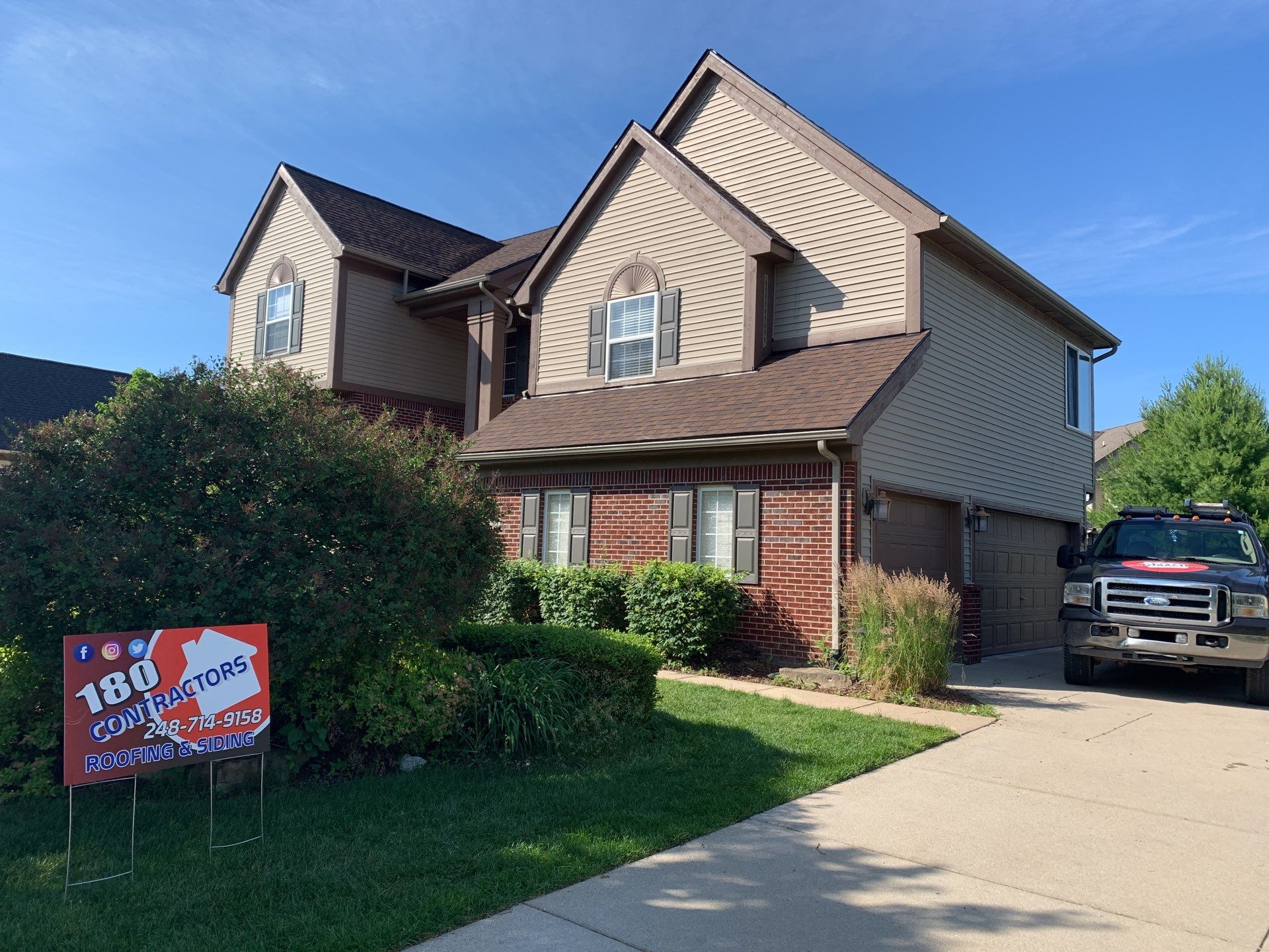 Roof Replacement using CertainTeed Landmark by 180 Contractors
