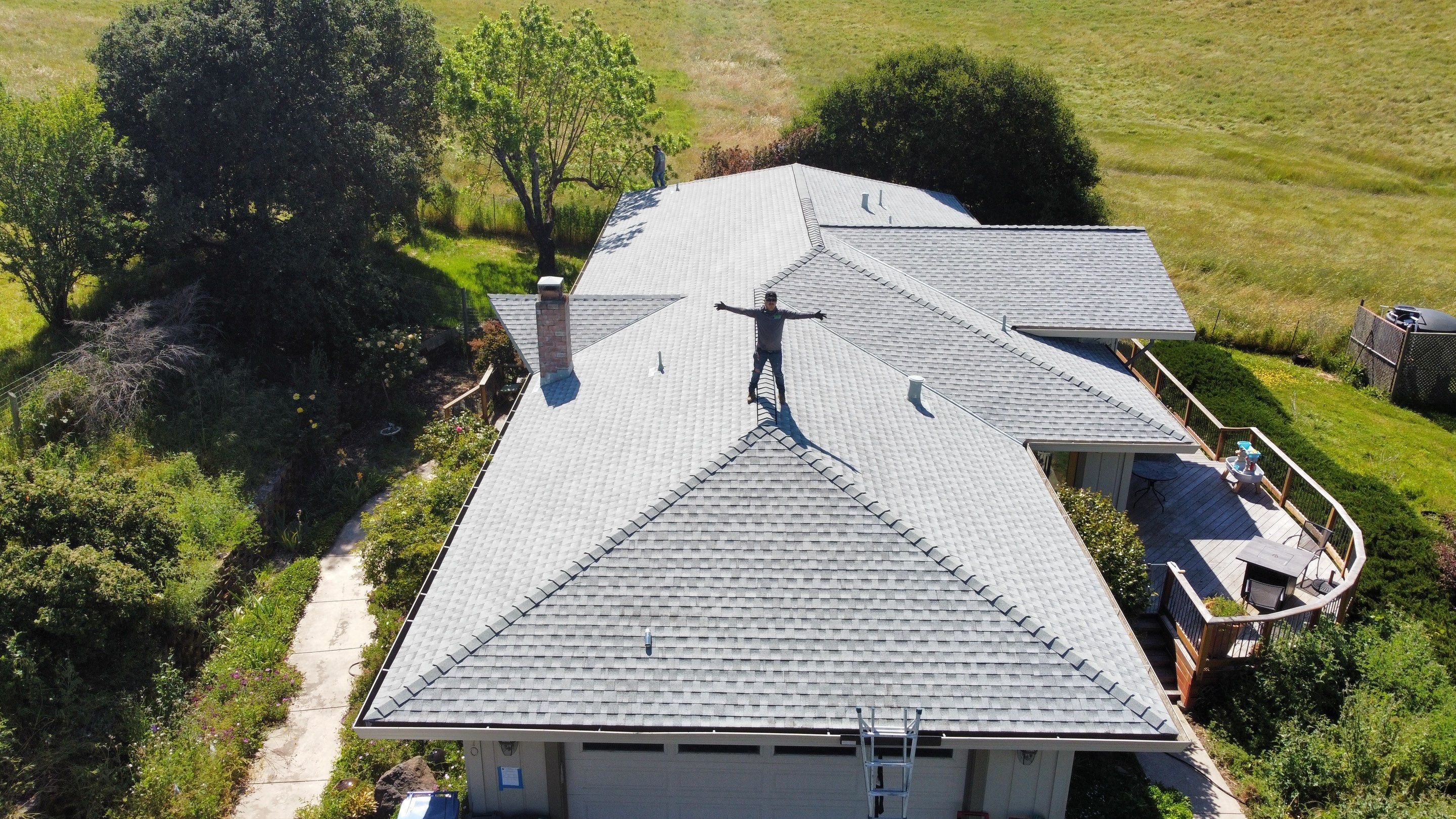 Residential Roofing Installation using GAF Timberline HDZ RS by Sustainable Living Builders, Inc.