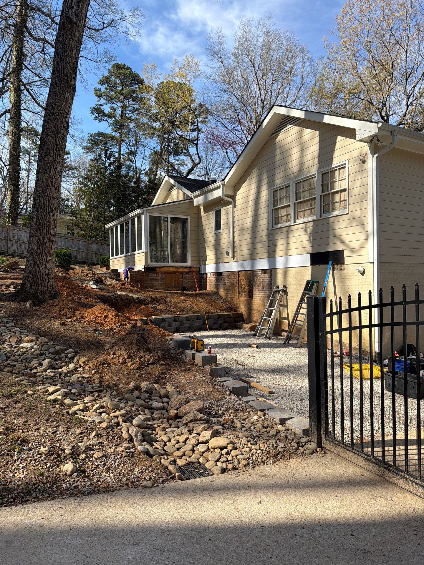New Deck Construction & Site Improvements by Billy Weatherspoon Contractor