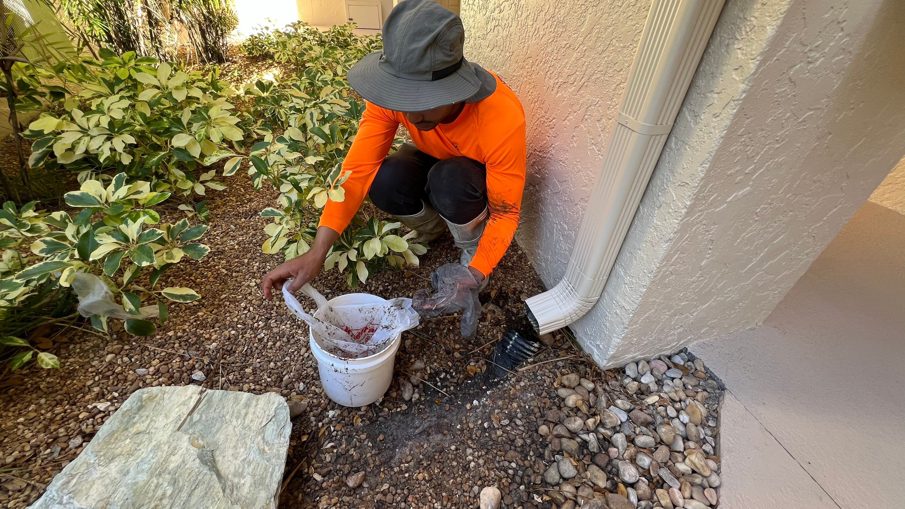Condo Gutter System Jetting by APS Power & Water