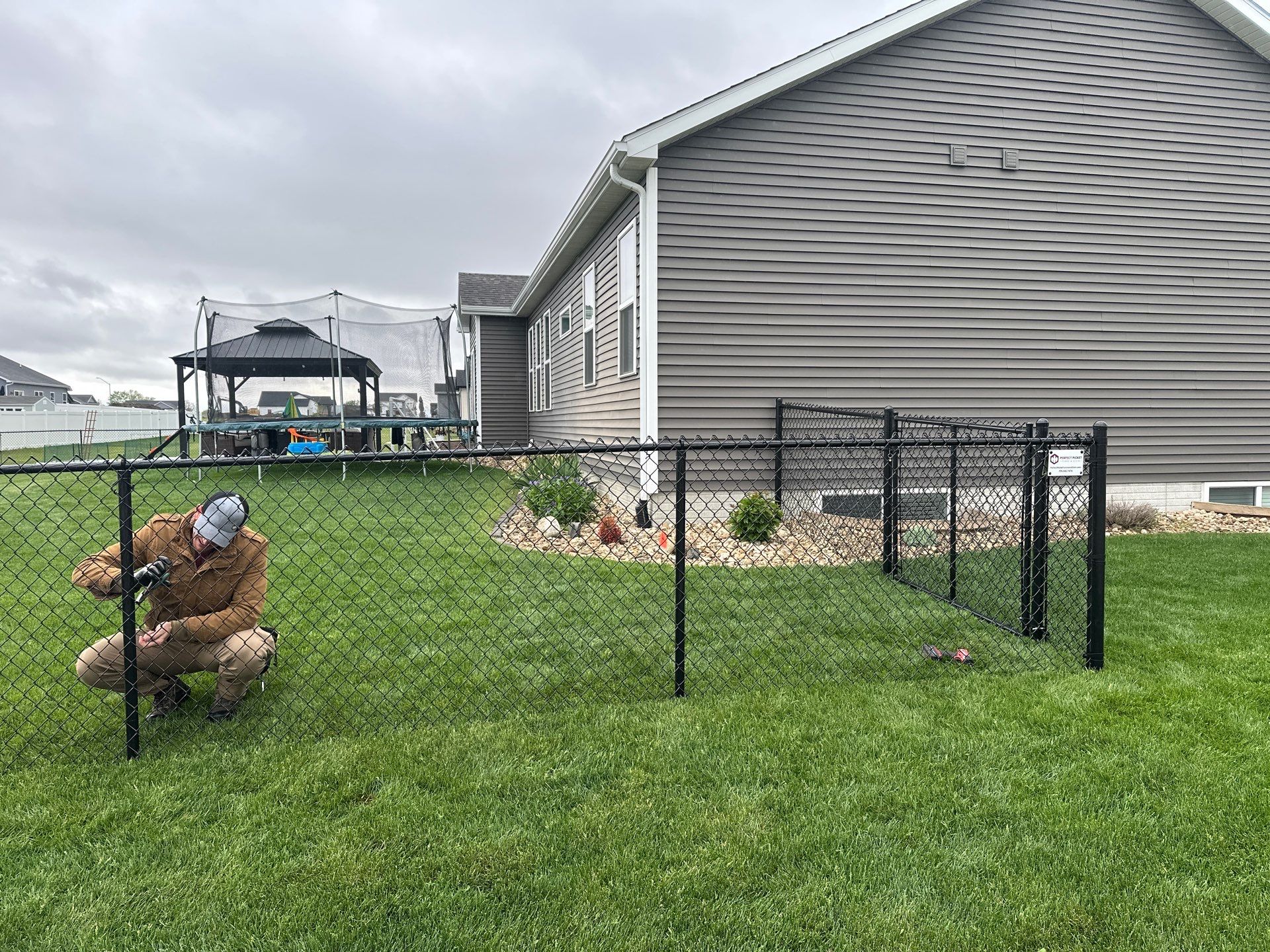 Project in Cedar Falls by Perfect Picket Fence and Stain
