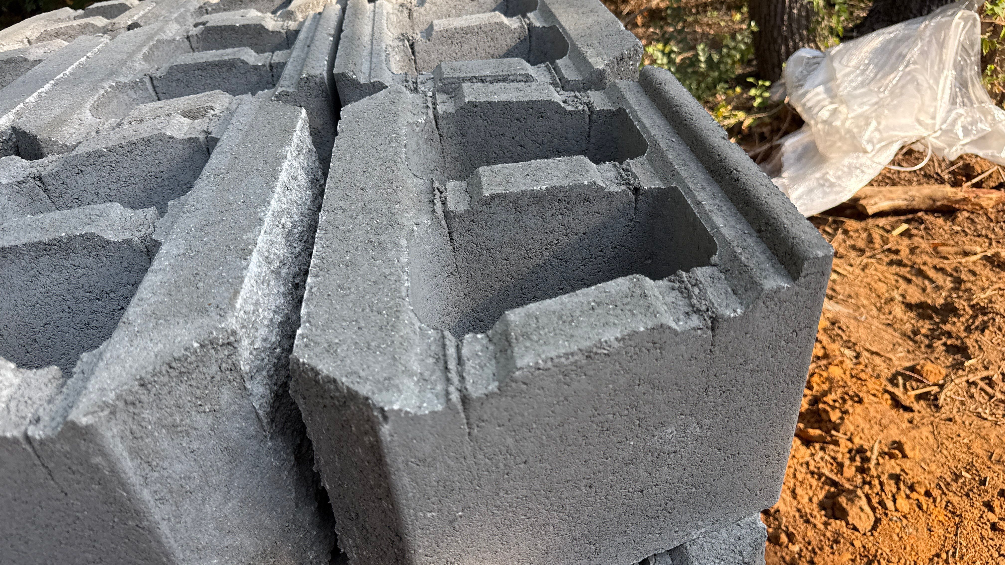 In Progress Retaining Wall Project by Peterson’s