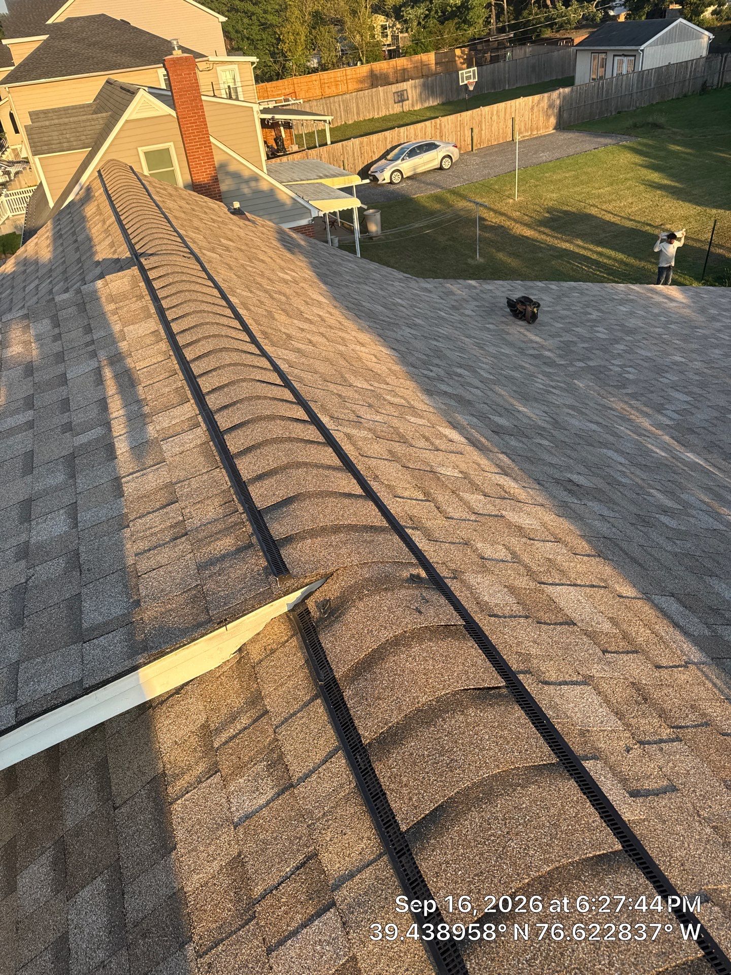 Architectural Asphalt Shingle Roof Replacement in Timonium, Maryland by First Chesapeake Roofing