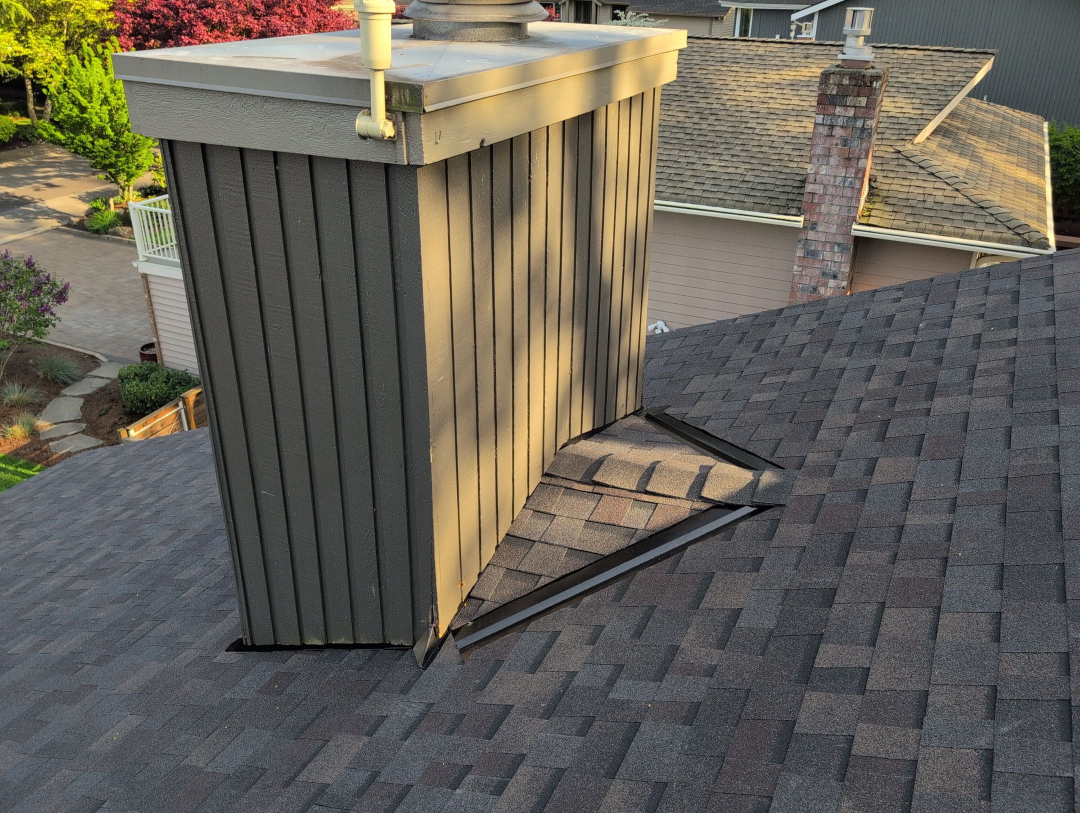 Bad EuroShield Install to Shingles in Issaquah by Roof Smart
