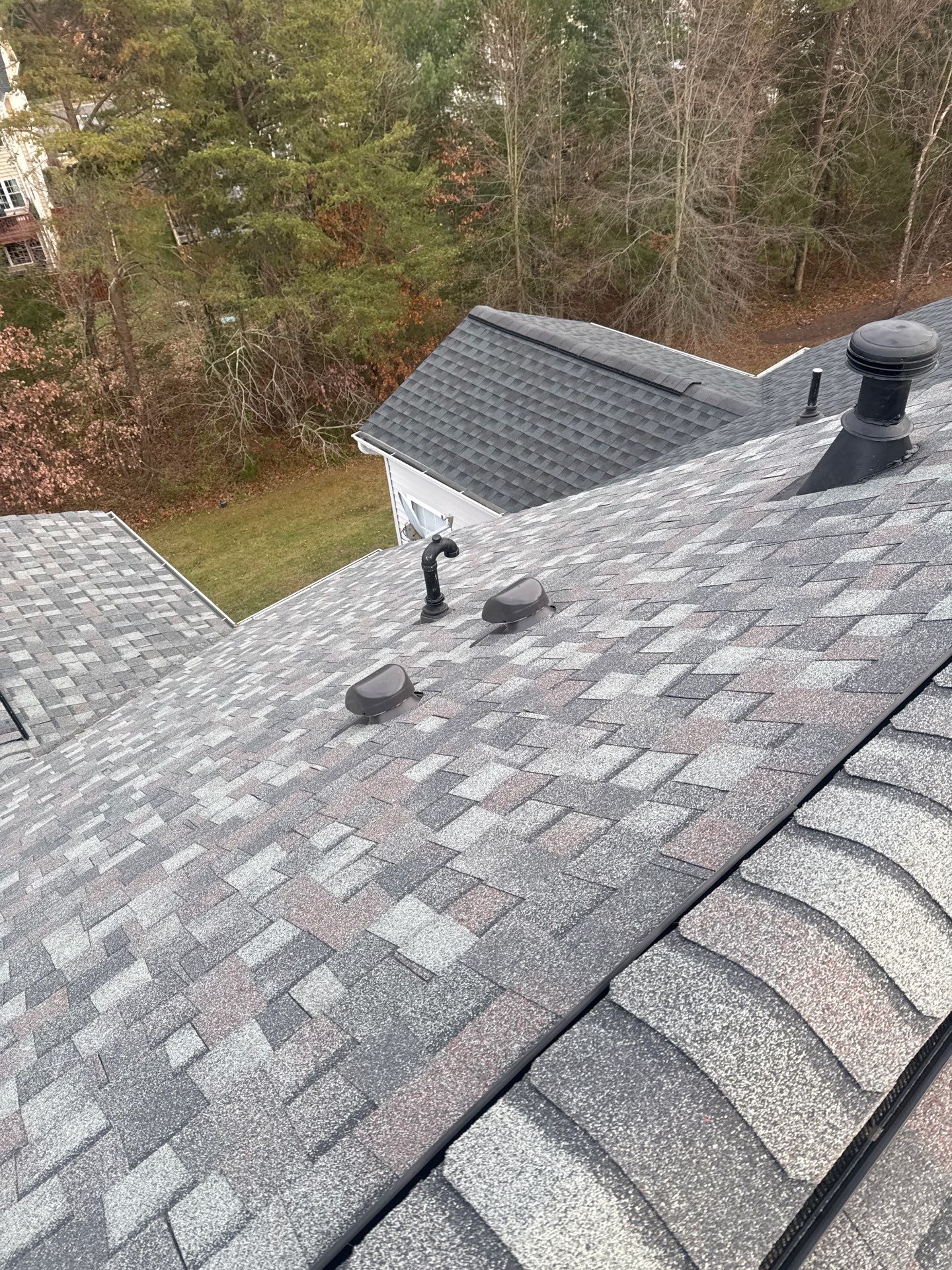 Bristow: Residential Roof Replacement with CertainTeed Landmark Pro in Max Def Colonial Slate by RM Banning, Inc.