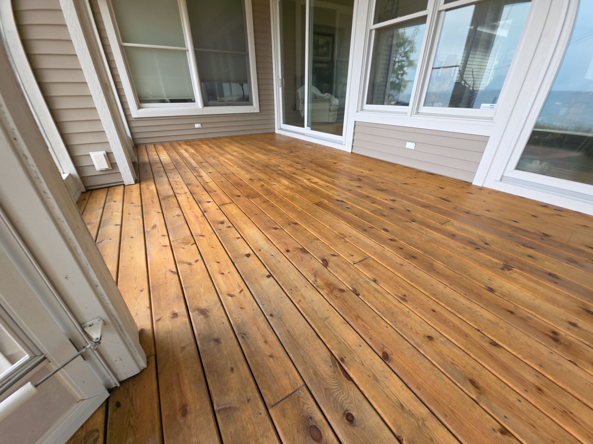 Coastal Deck Pressure Washing and Protective Staining in Whitehall by Gordon Painting