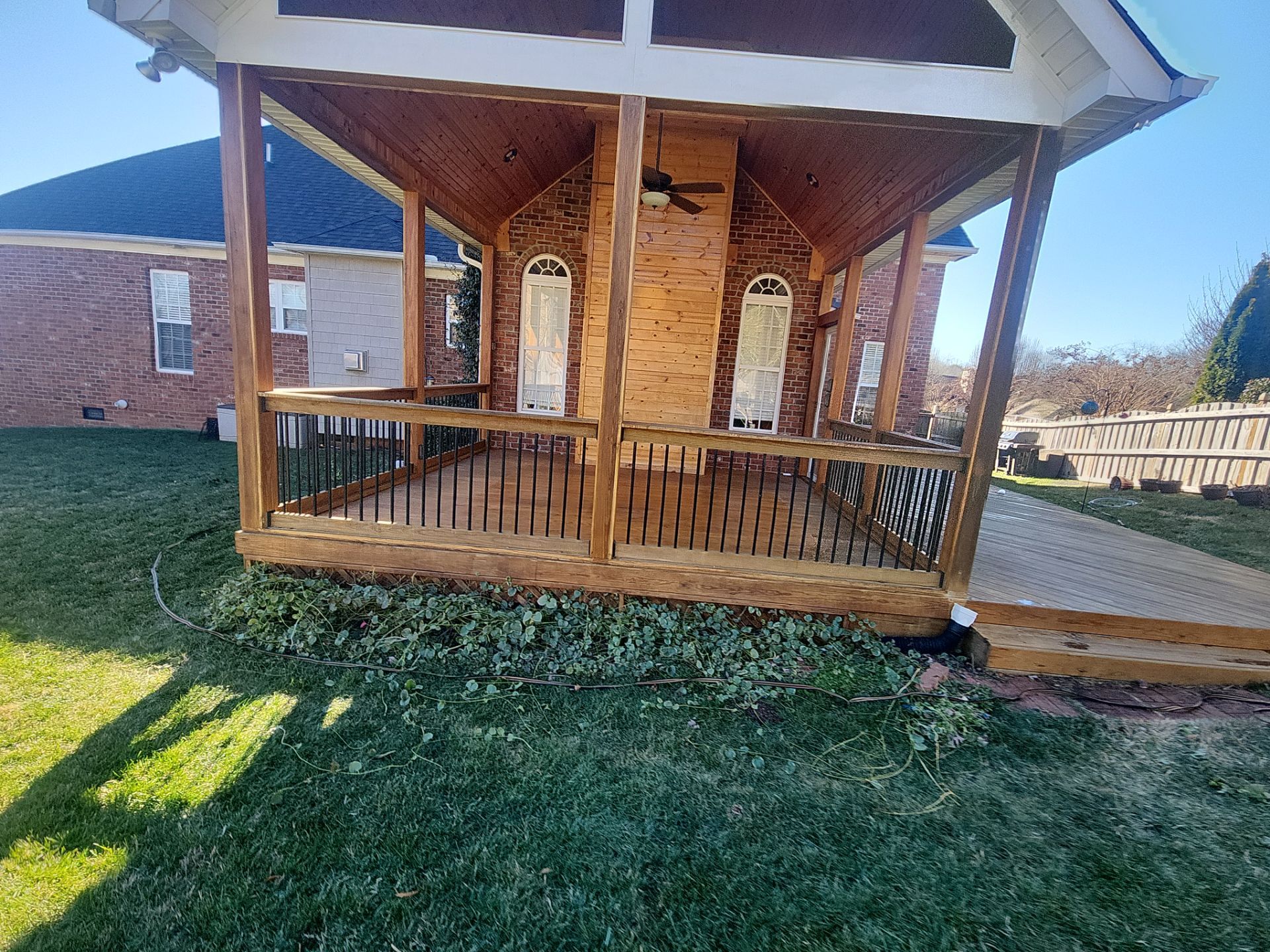 Coated Deck using Wood Sealant by DuraSeal