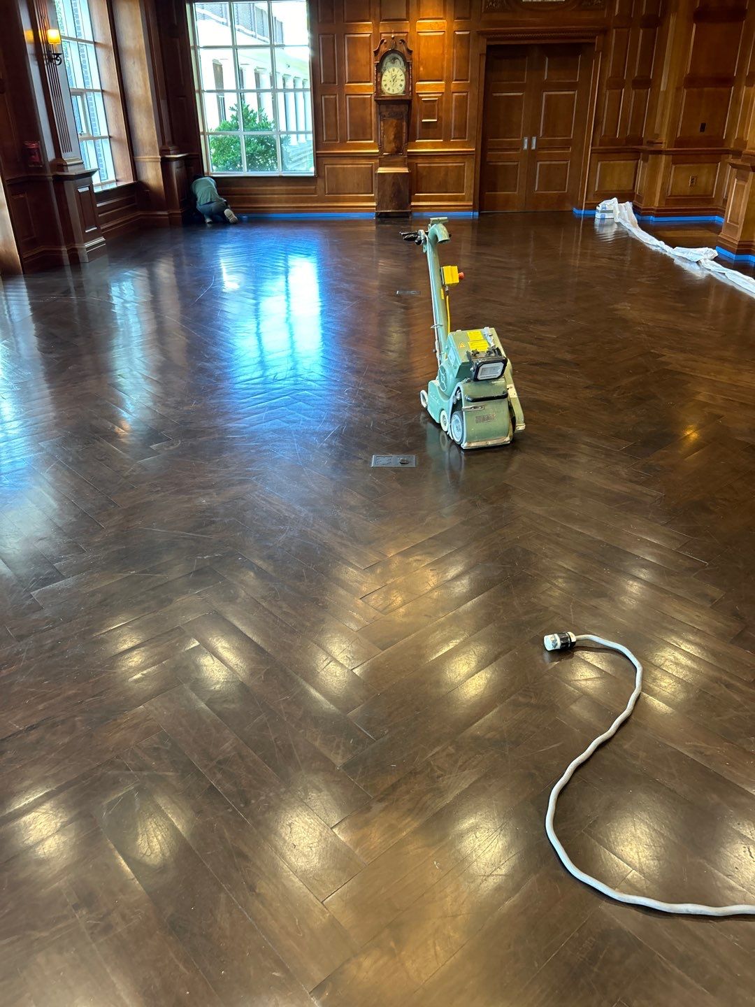 Patriotic Boys' School Refinish  by Footprints Floors of Nashville