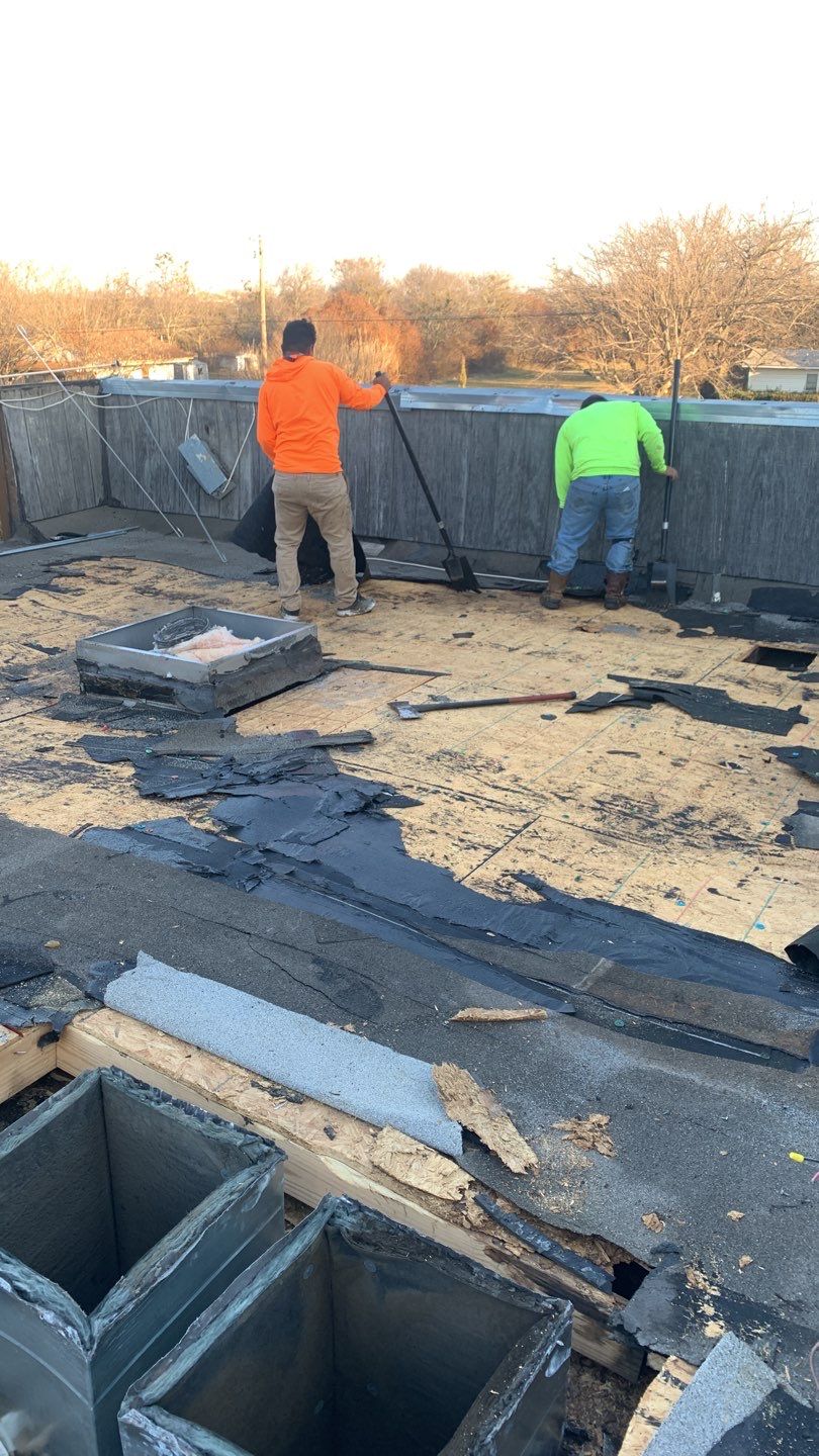 Full Commercial Roof Replacement using GAF Products in Anna Texas by Elite Roofing LLC