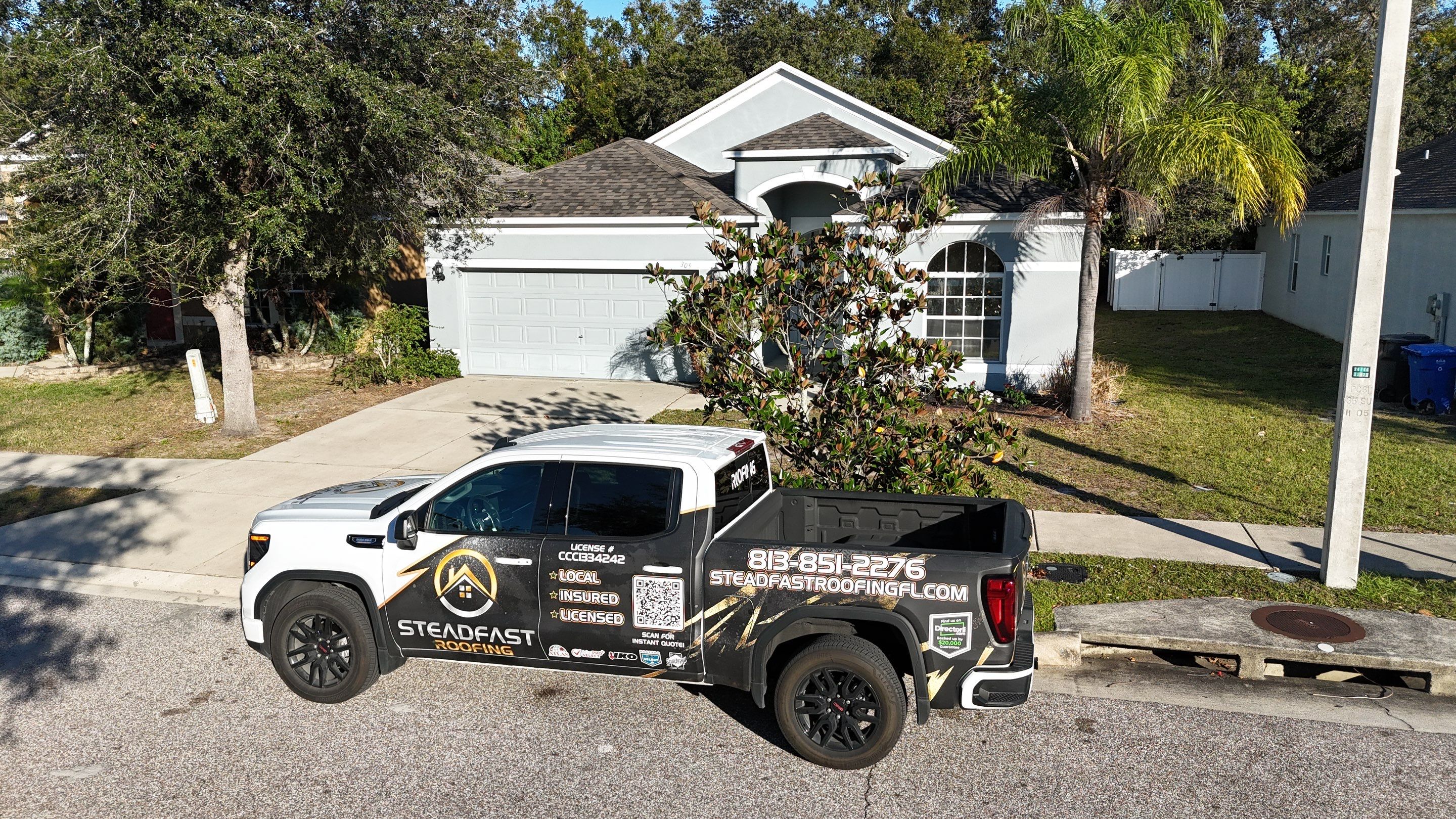 Roof Replacement in Ruskin, FL by Steadfast Roofing 