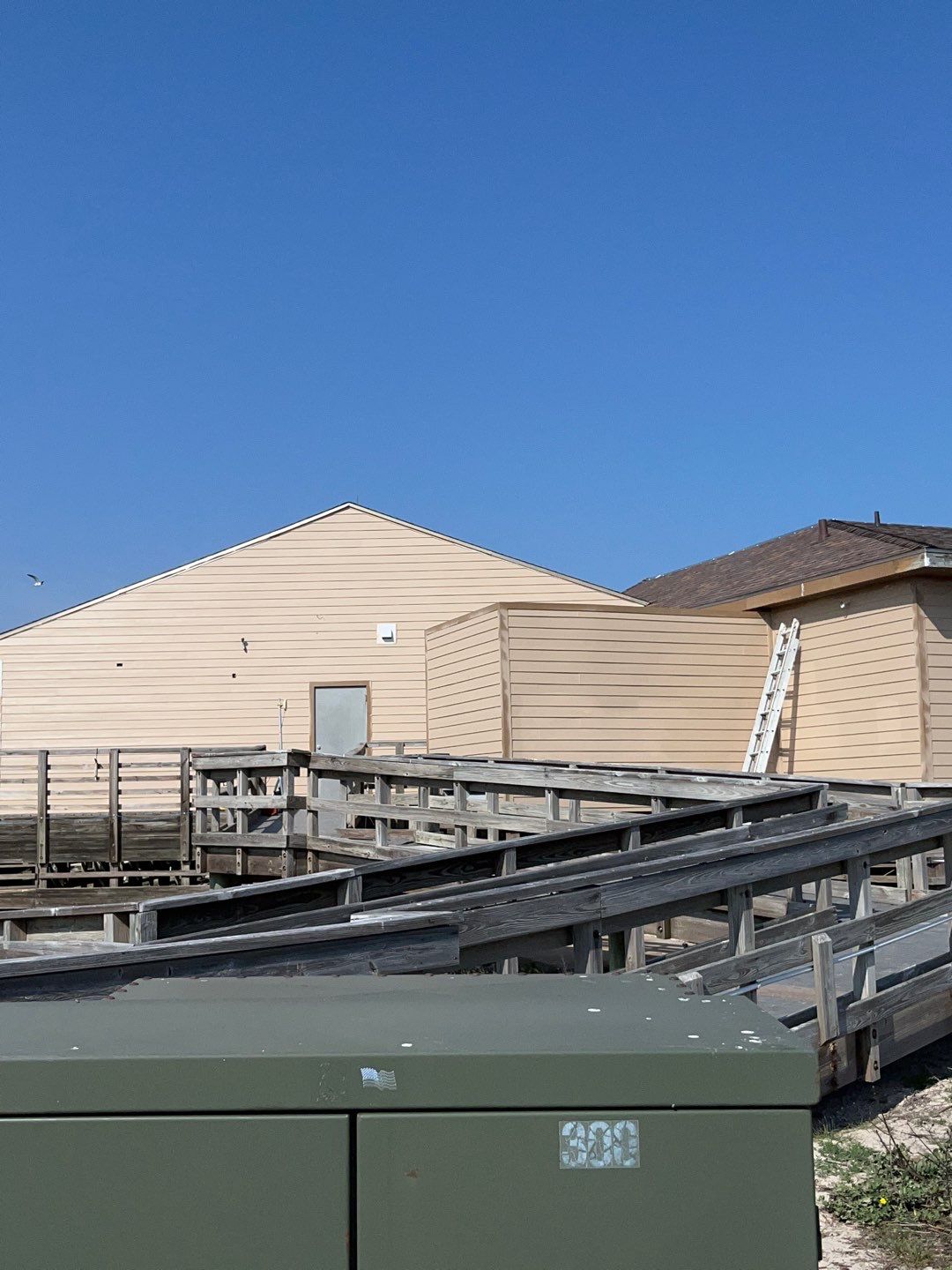 Padre Island National Seashore Malaquite Visitor Center Exterior remodel by Bayfront Roofing and Construction