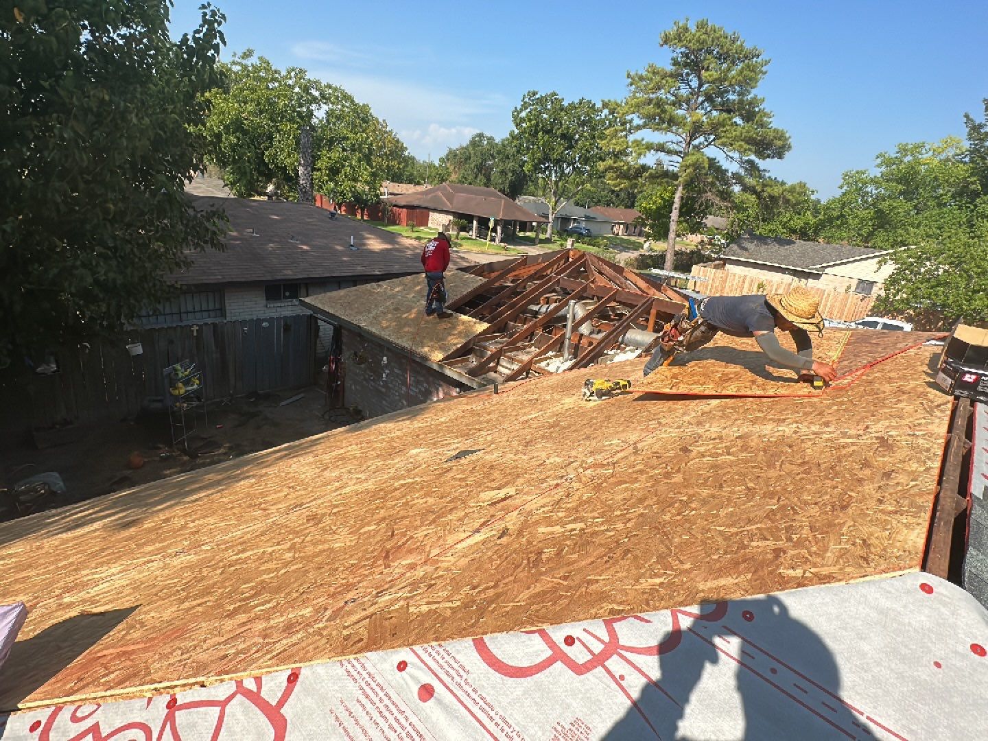 Residential Roofing Installation using Owen's Corning Duration (Lifetime) Shingles by Roof Repair Company