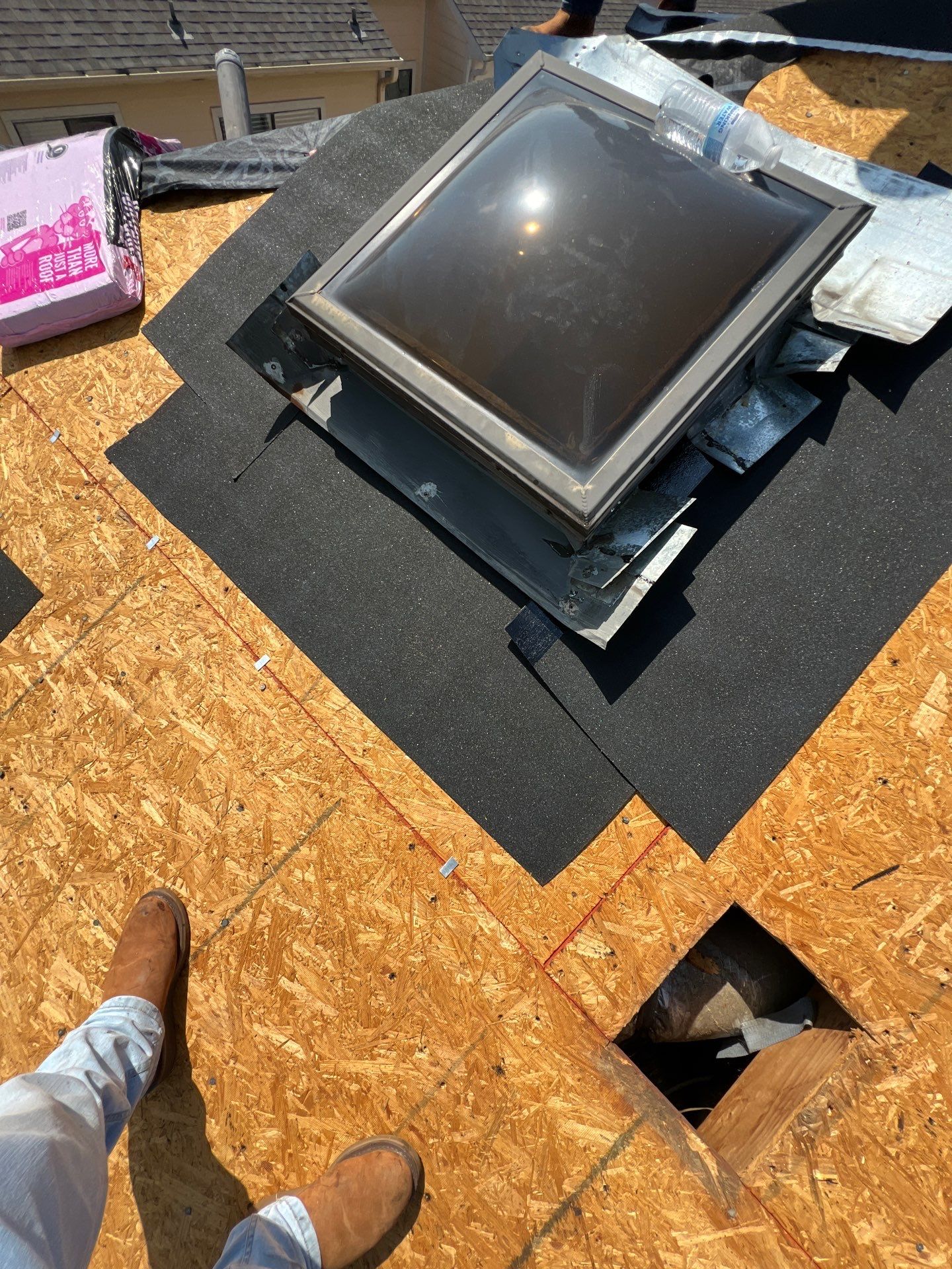 Residential Roofing Installation using Owen's Corning Duration (Lifetime) Shingles by Roof Repair Company