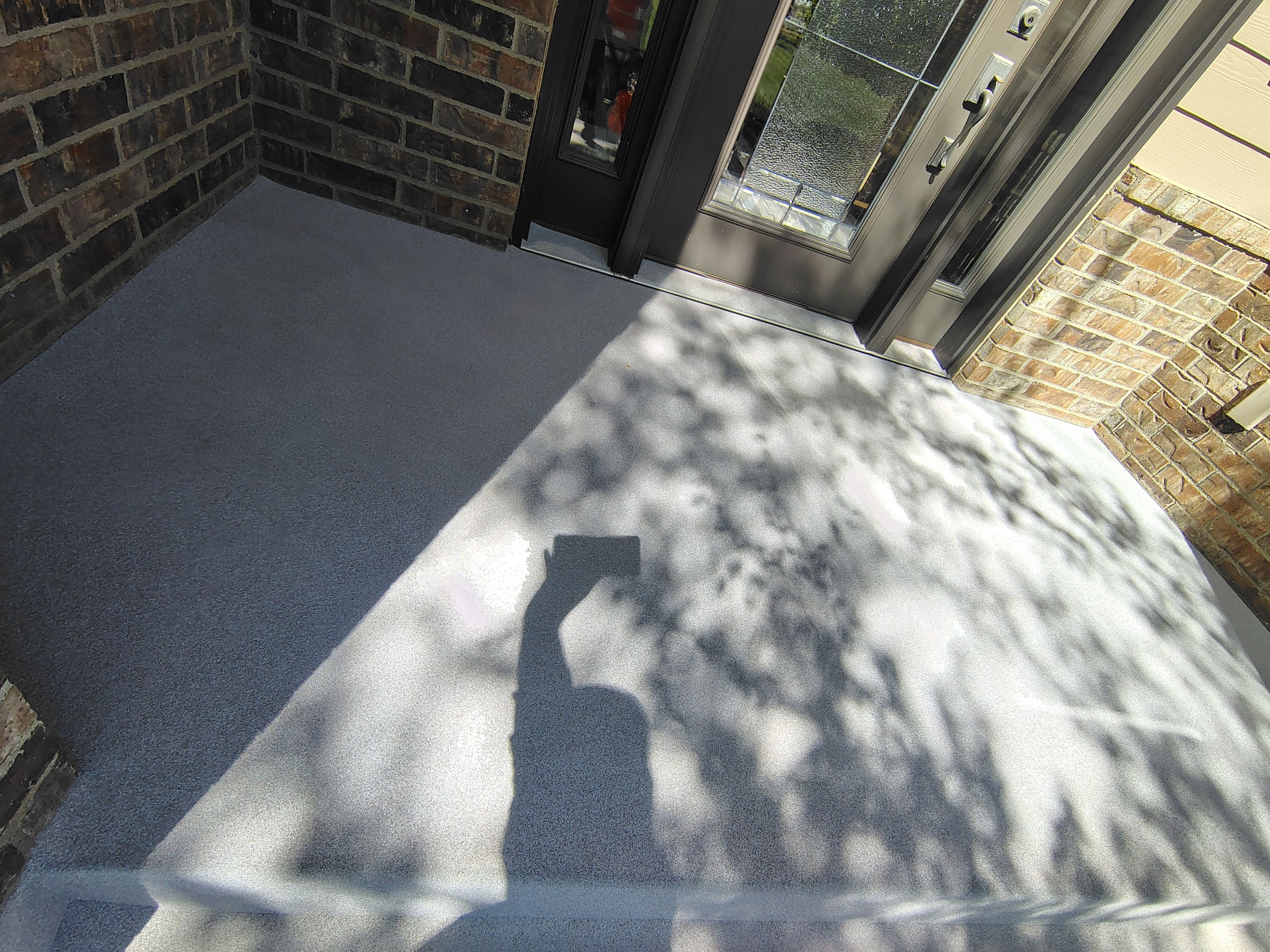 Front Porch Concrete Coating and Restoration in Harrisburg by Select Painting, Coatings & Garage Cabinets