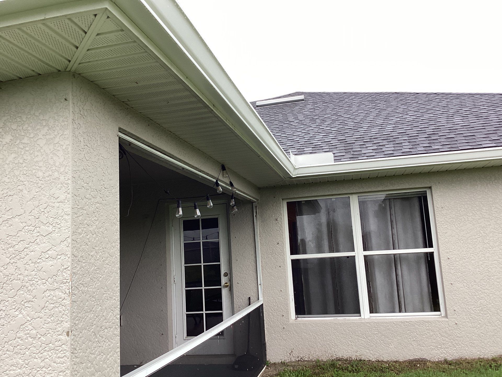 Seamless Gutters Project in Cape Coral Fl by Gutter Professors