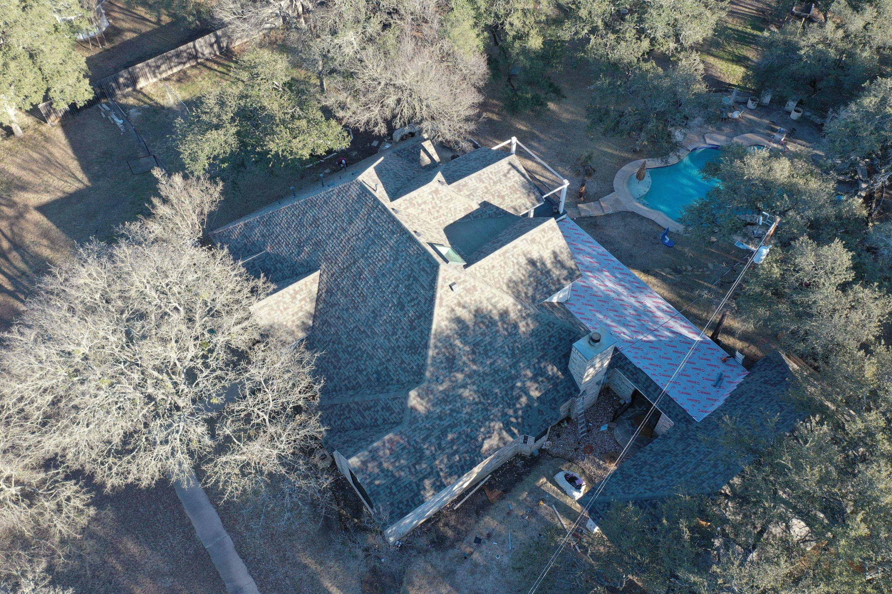 Residential Roof Replacement using Owens Corning Duration by Action Exteriors Austin
