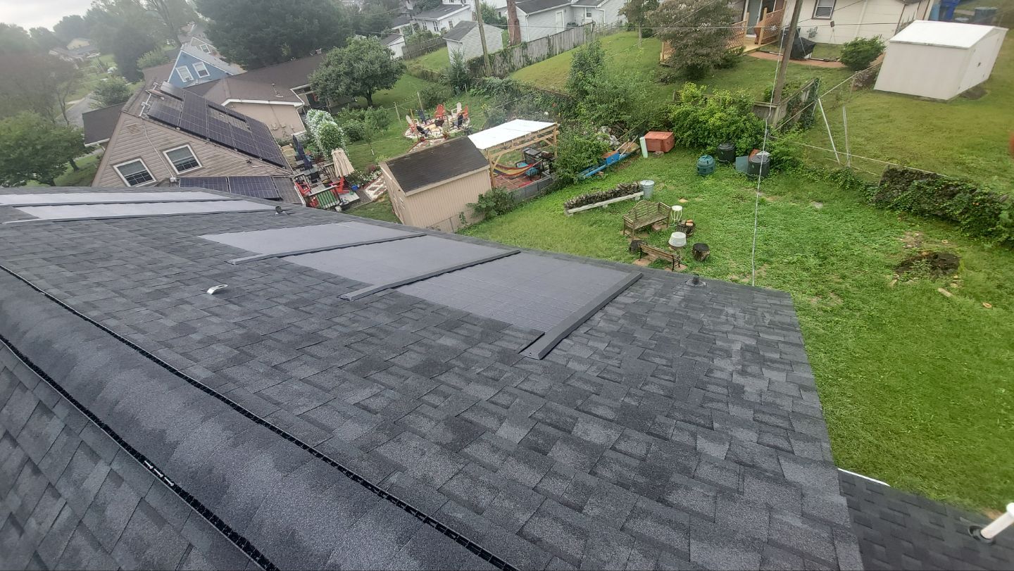 Roof and Solar Installation using GAF Timberline Solar HDZ by ExteriorPros