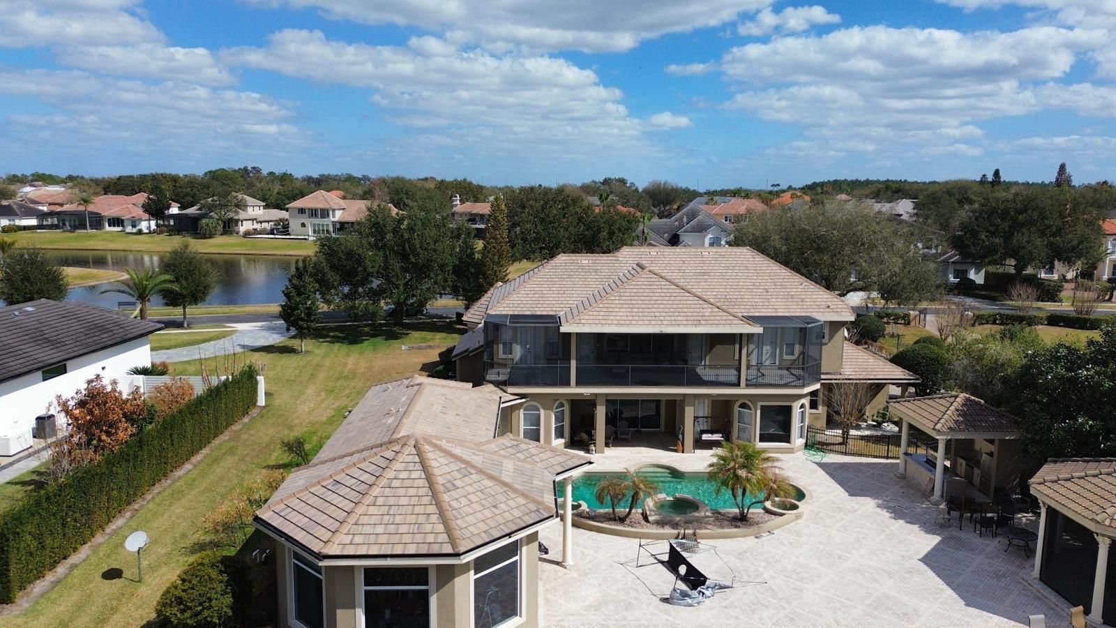 Mediterranean Tile Roof Replacement and Leak Remediation in Orlando by Fortified Roofing Solutions Corp.
