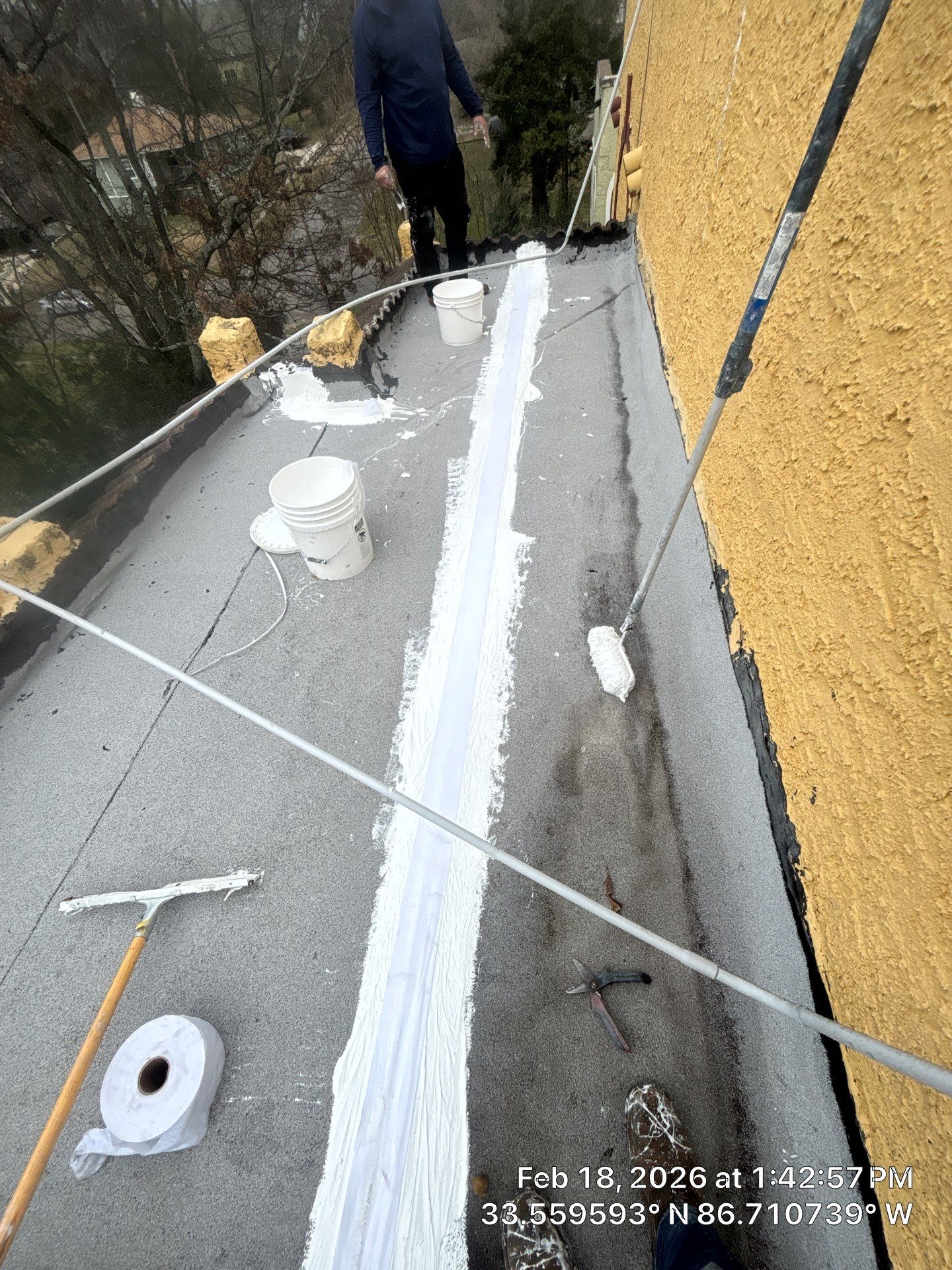 Flat Roof Restoration in Birmingham by NANOROOF Alabama