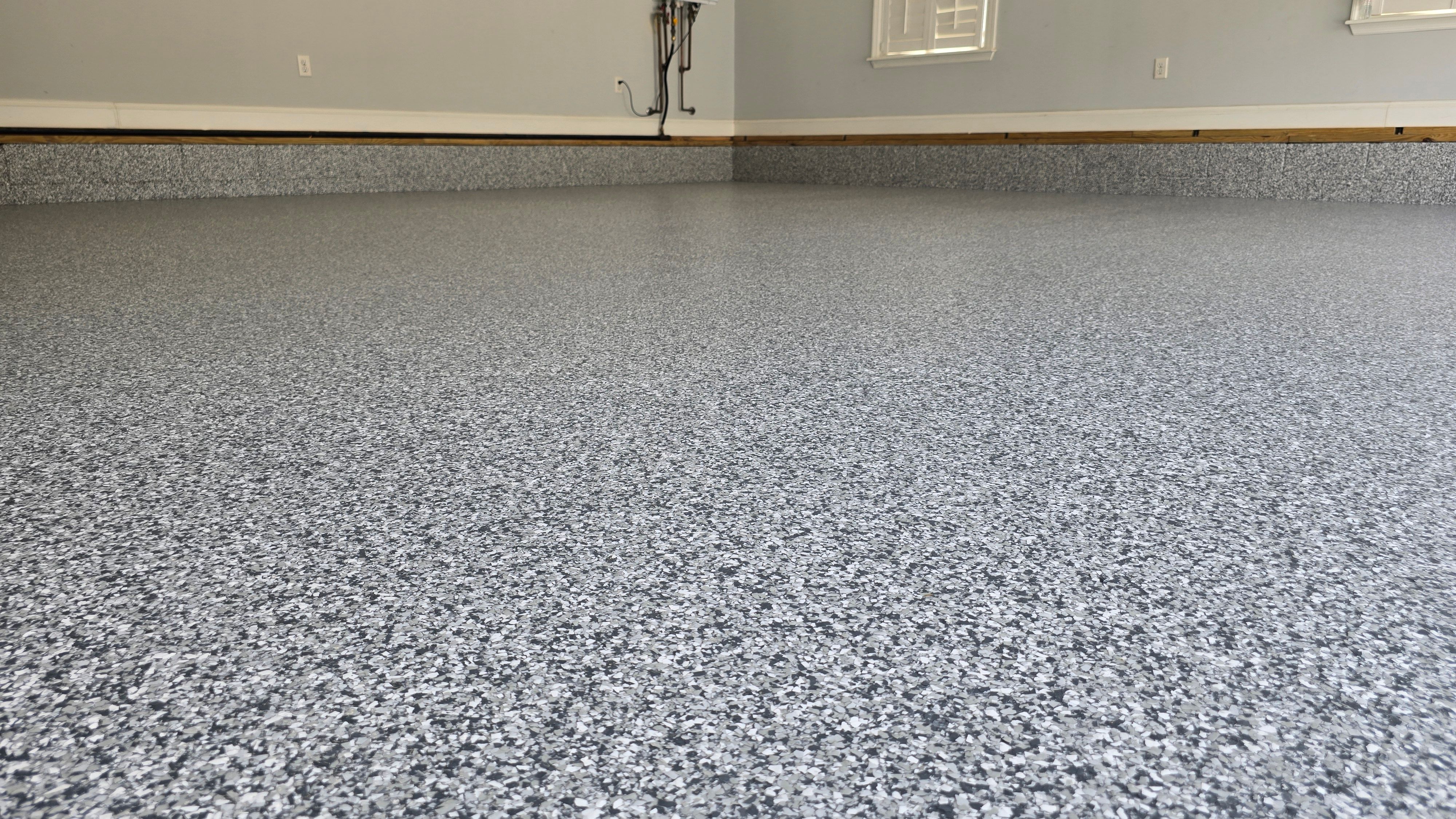 Garage using Gravel by Elite Floor Solutions