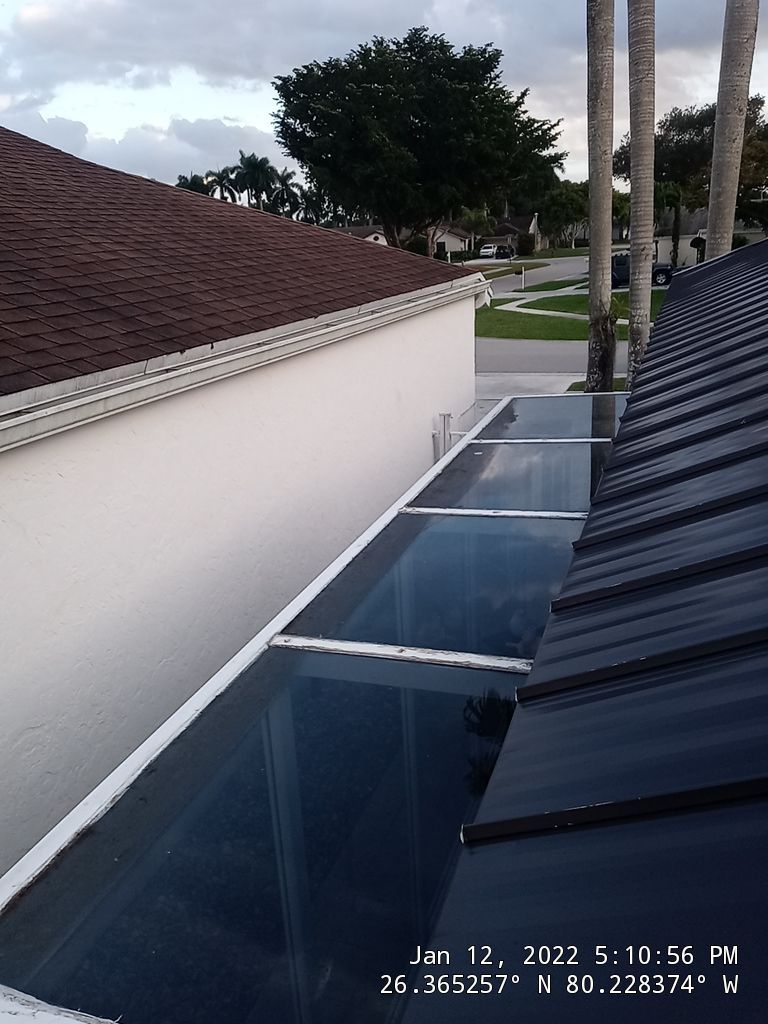 Residential Roofing Installation using 1" Nail strip metal roof by BLUES BROTHERS ROOFING