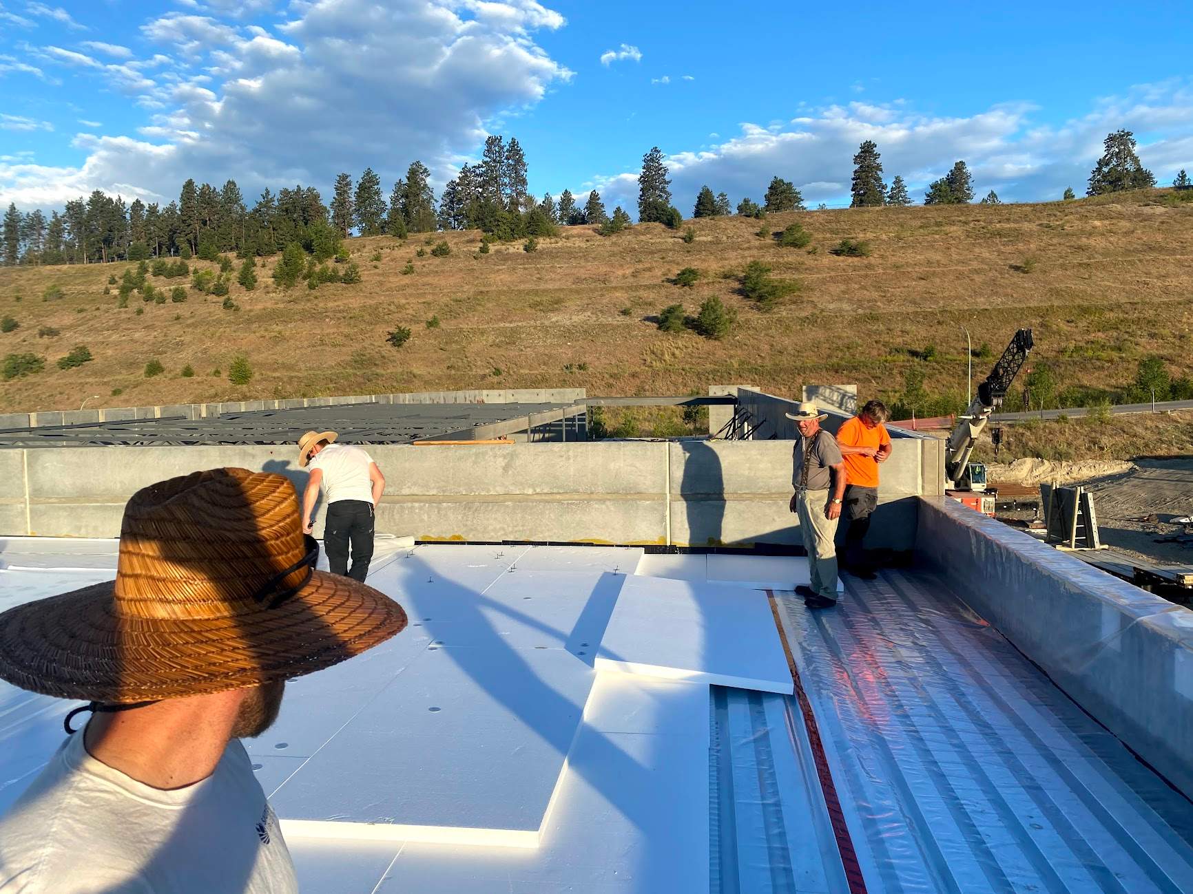 Commercial Roofing Installation using Durolast by Top Notch Roofing Inc