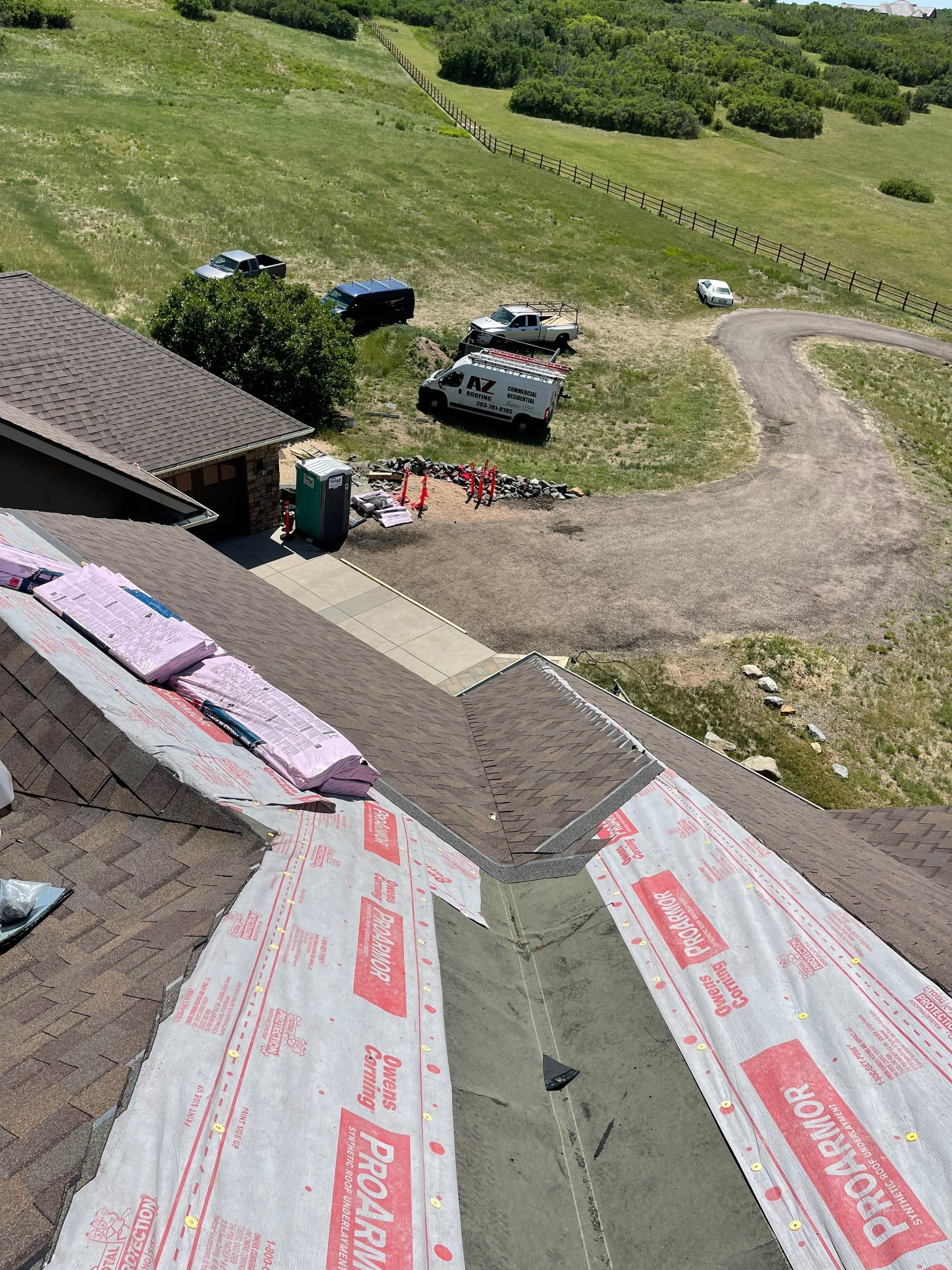 Residential Roofing Installation using Owens Corning TruDefinition Duration STORM by A to Z Roofing