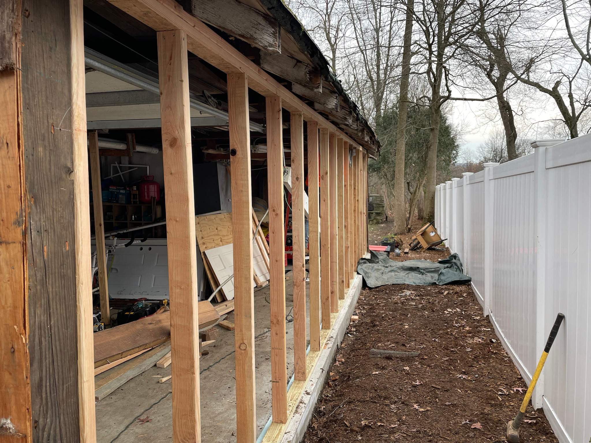 Garage Remodel using Wood by Home Concepts Construction