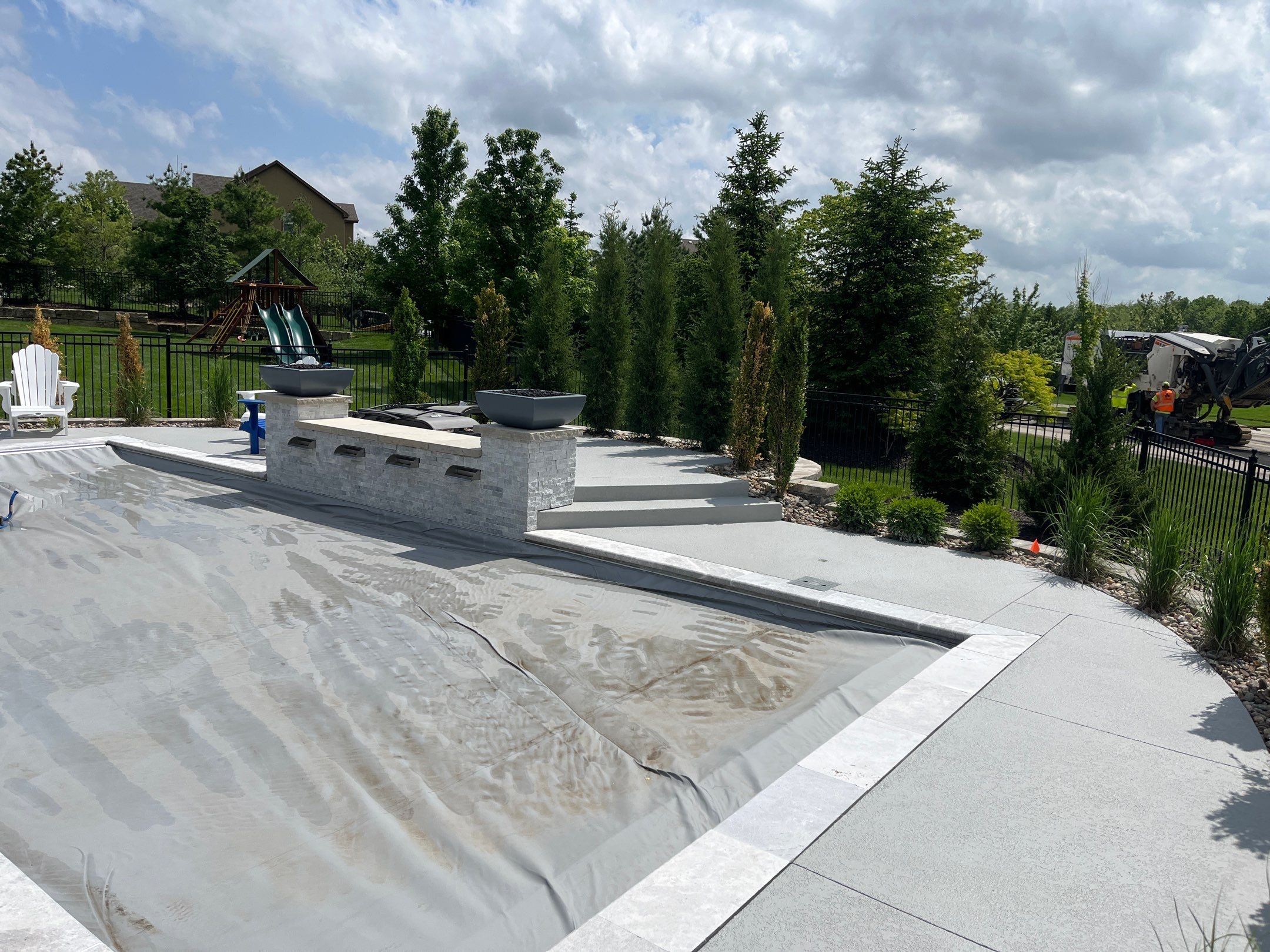 New Pool Overlay - Overland Park, KS by Big Red Decorative Concrete, LLC