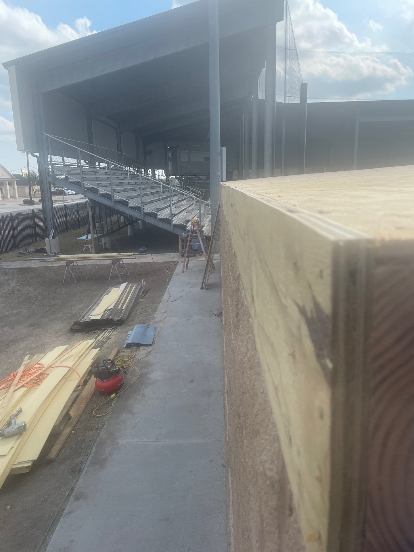 Wildcat Dugout by Bayfront Roofing and Construction