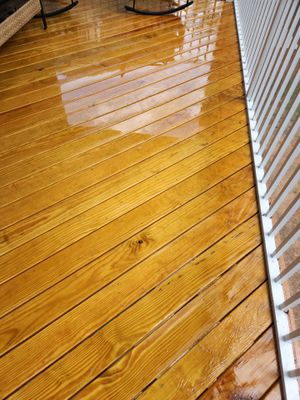 Deck using Wood Sealant