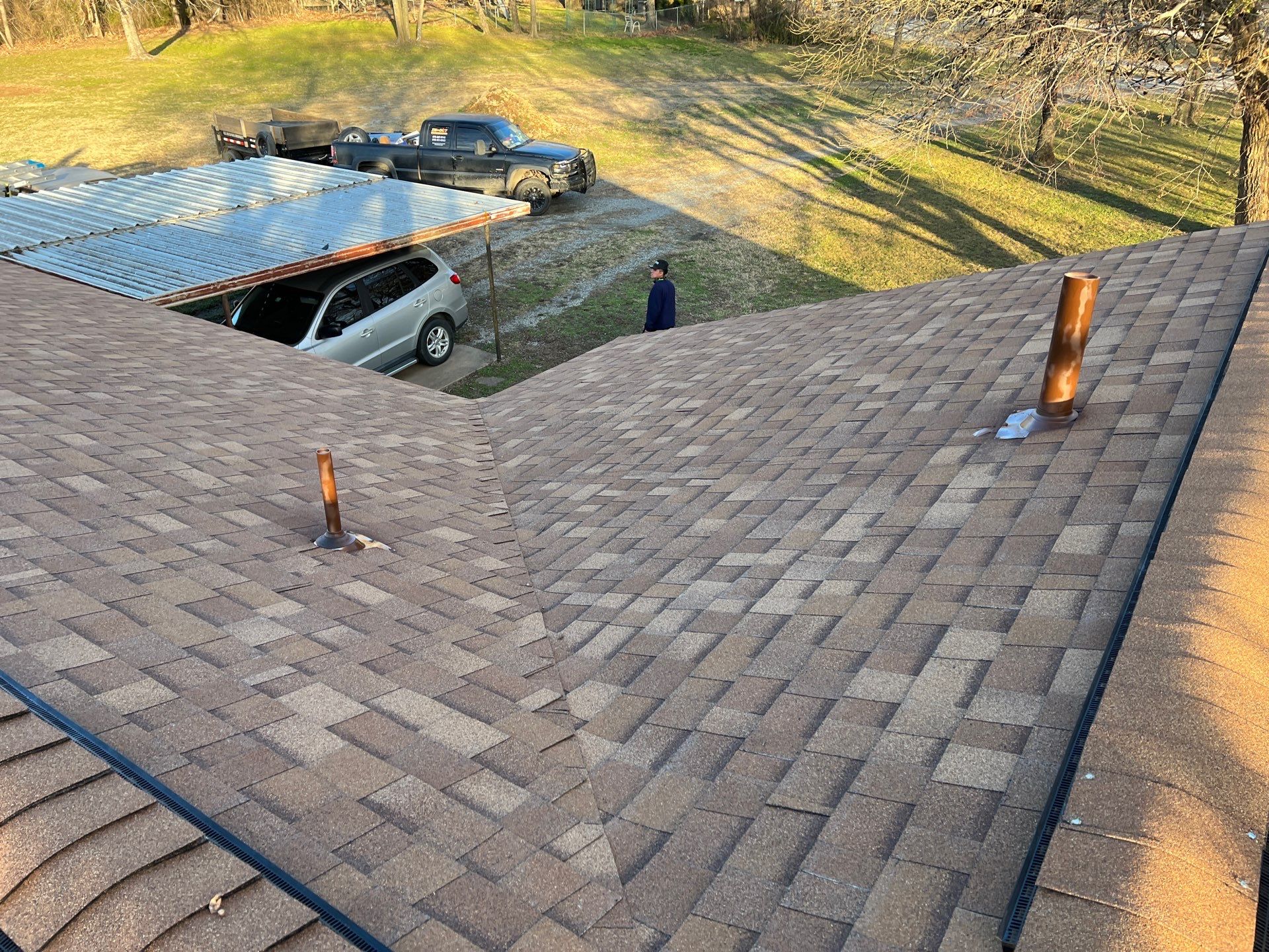 Residential Roofing Installation using Owens Corning Oakridge by In & Out Construction & Remodeling, LLC