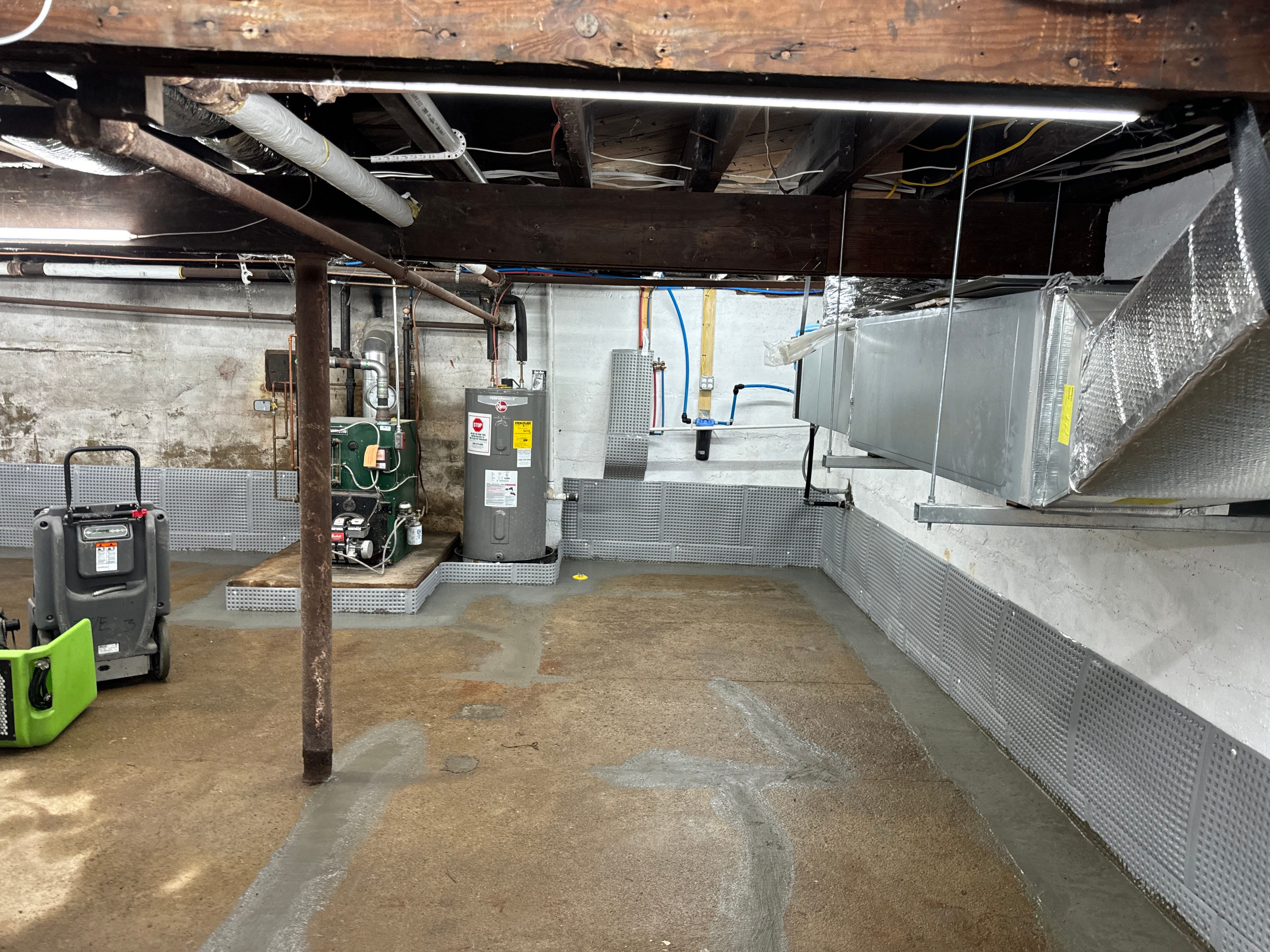 Interior French Drain Boonton NJ by Pure Service Pro, LLC 