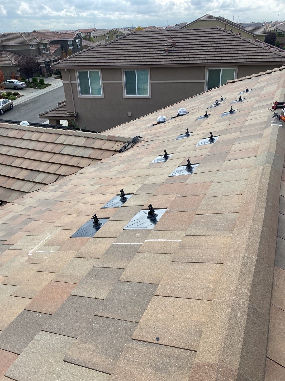 Solar Panel Installation using Solar Panels by Byers Enterprises 