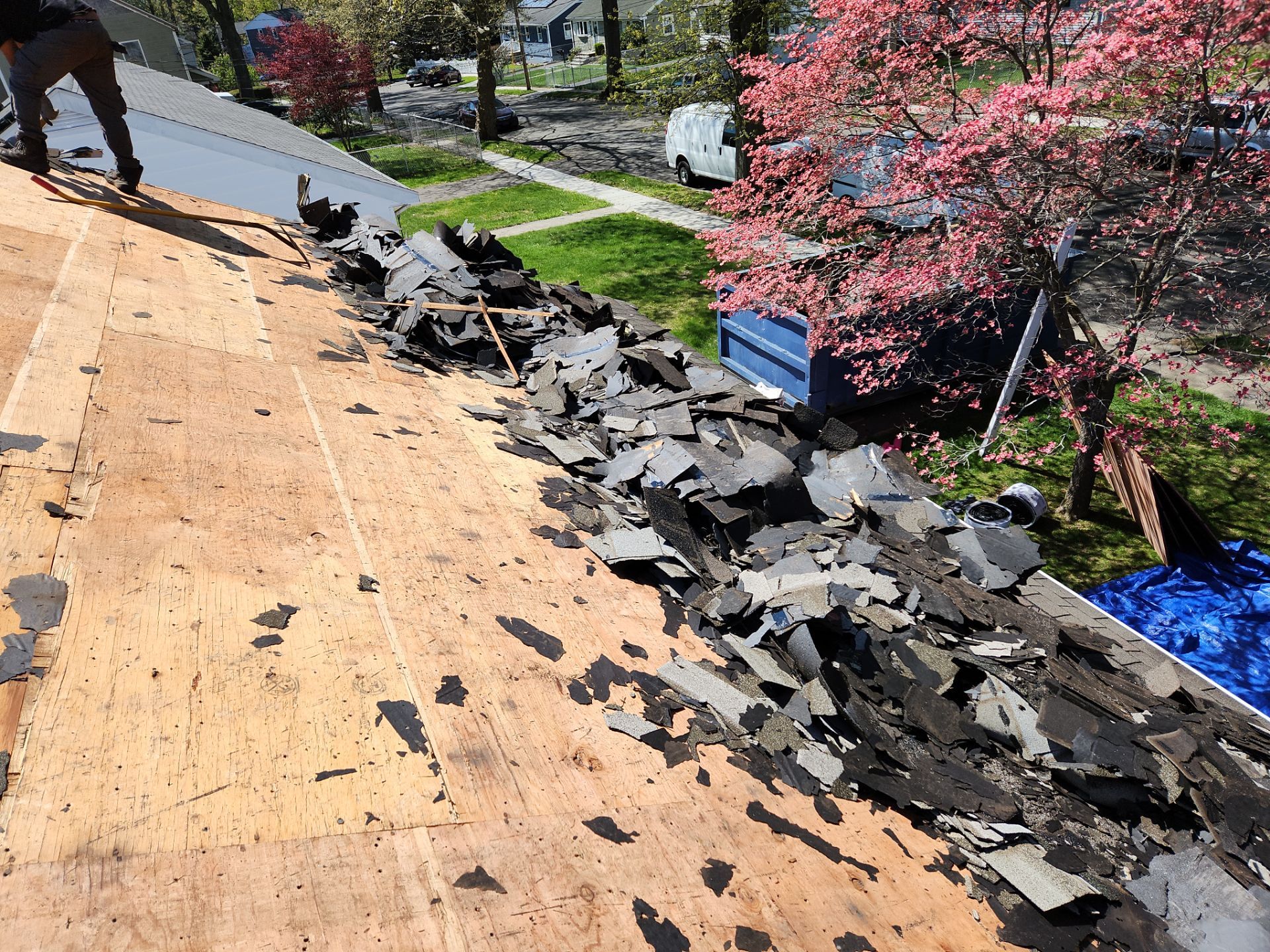 Residential Roofing Installation and Structural Plywood Replacement in Stratford by A Plus Exterior