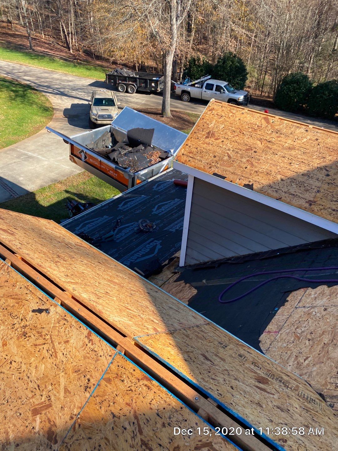Residential Roofing Installation in Spartanburg, SC using Ceartainteed Landmark Architectural Shingles by Property Assessment