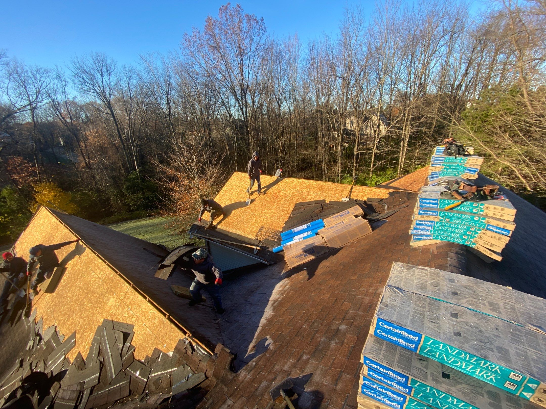 Roof Replacement using CertainTeed Landmark by 180 Contractors