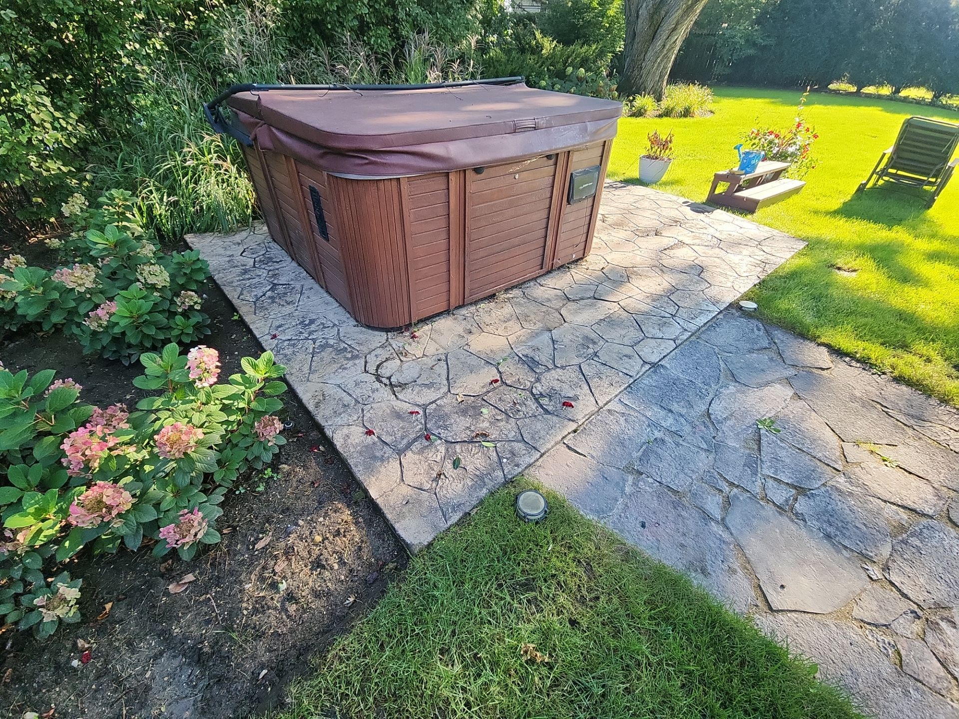 Stamped Concrete Surface Cleaning by Northern Power Washing LLC.