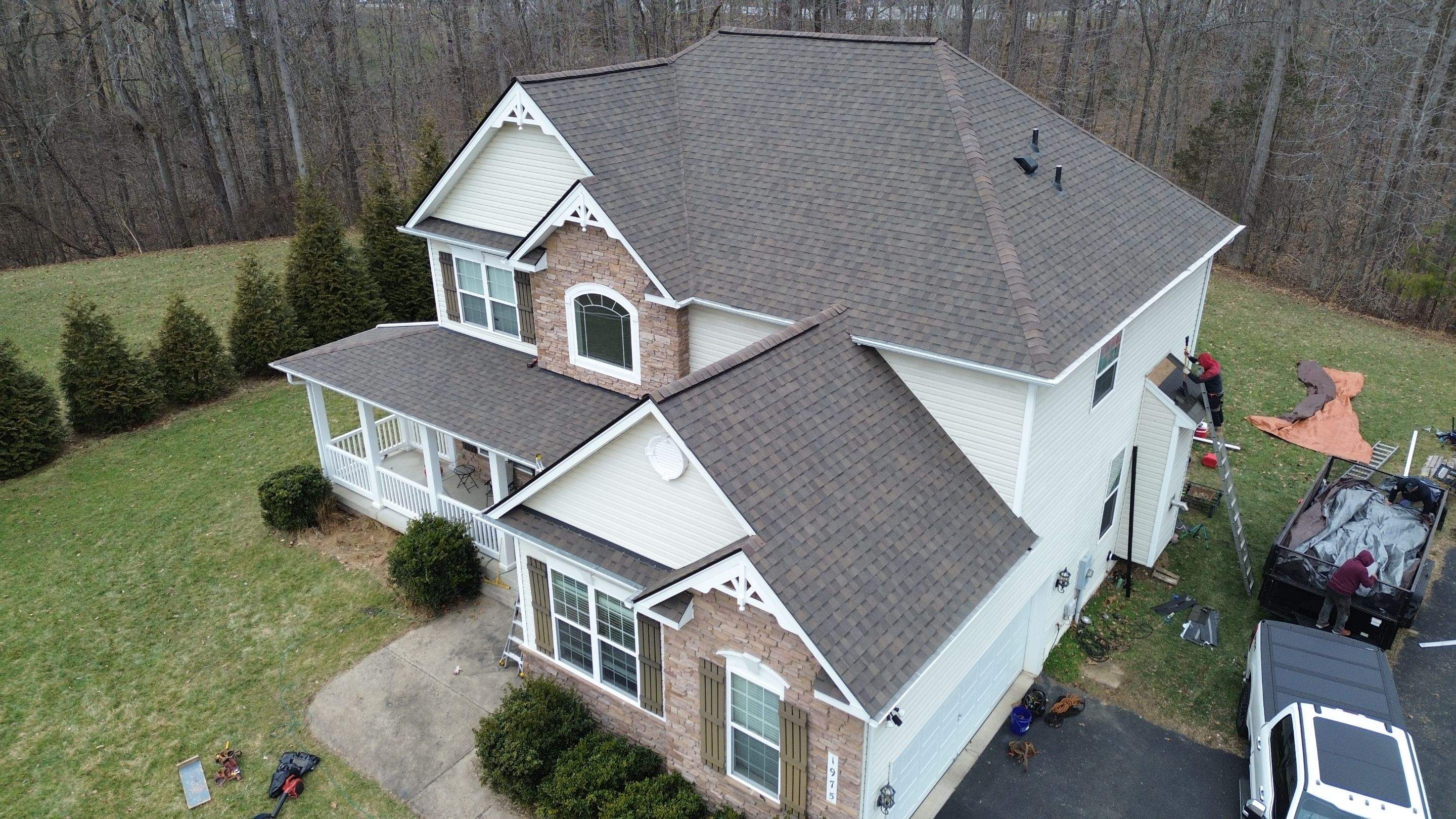 New Roof Install using Tamko Titan- Rustic Slate in Prince Frederick, MD by Storm Ready Exteriors