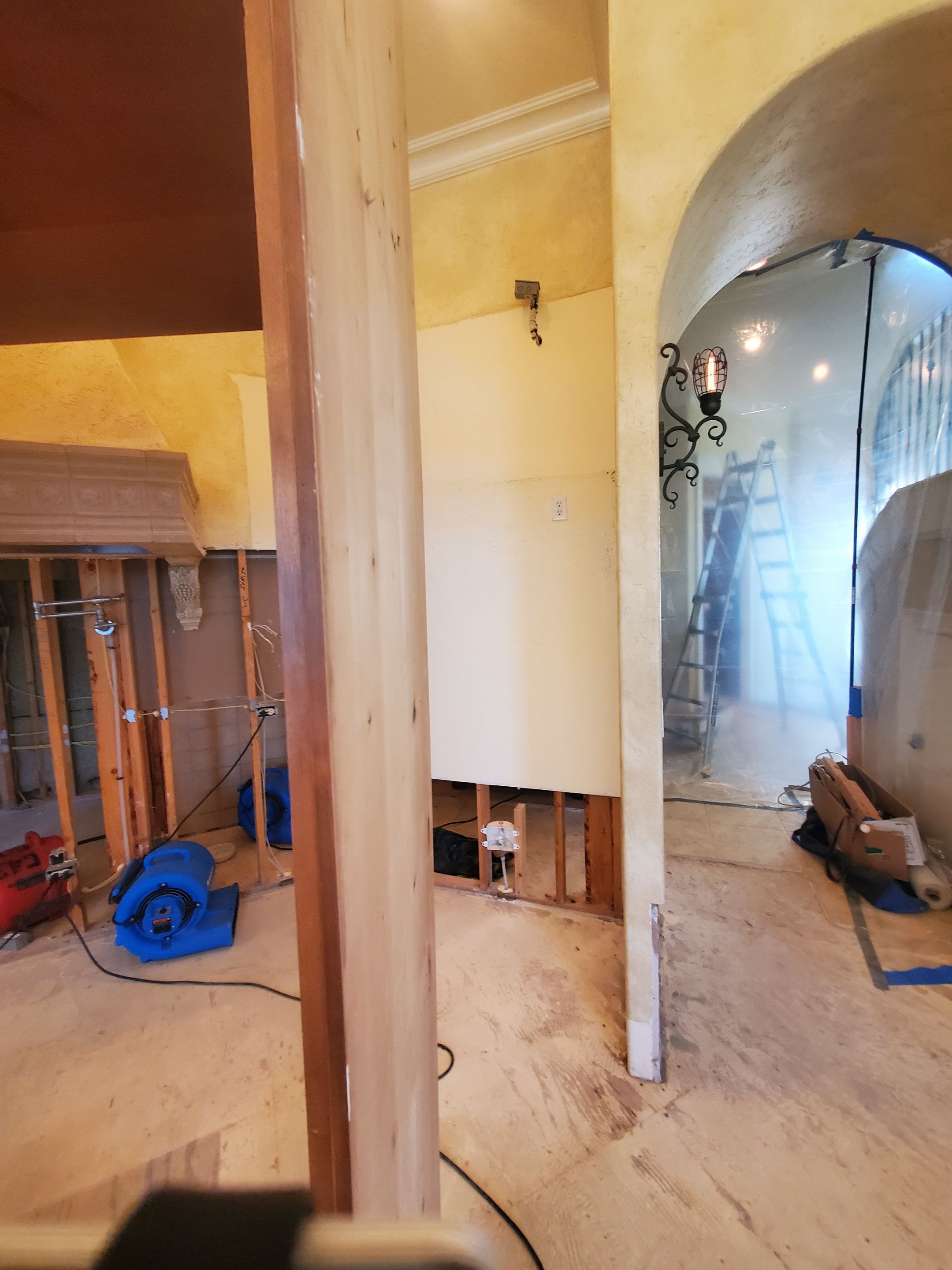 Property Affected by Severe Water Damage by Construction Now LLC