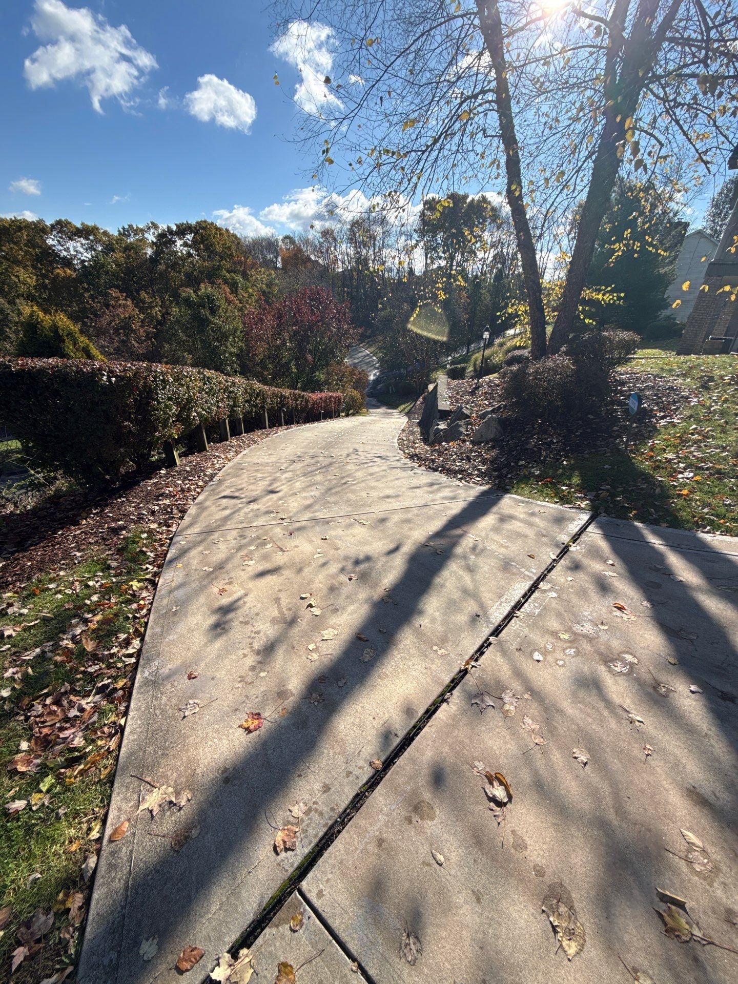 Steep Driveway Project in Sarver by Floors in a Day, Inc