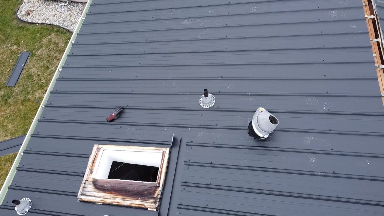 Exposed Fastener Metal Roof Replacement – Columbia City, Indiana by 4Ever Metal Roofing