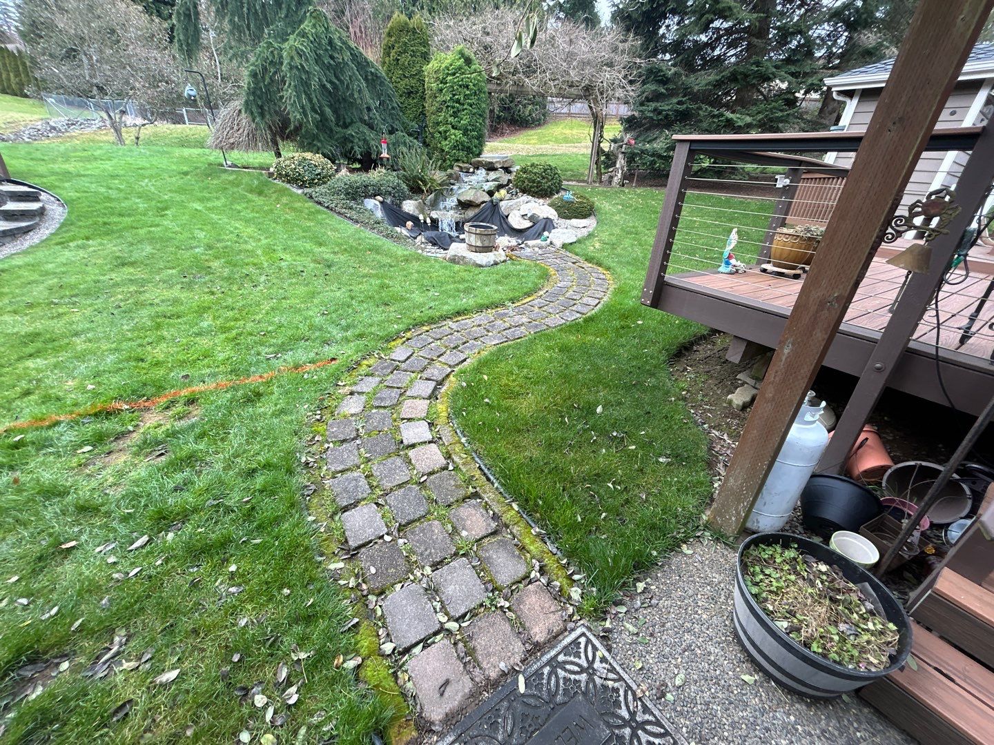 Wayne | Concrete patio & Walkway by Jireh Asphalt & Concrete Inc 