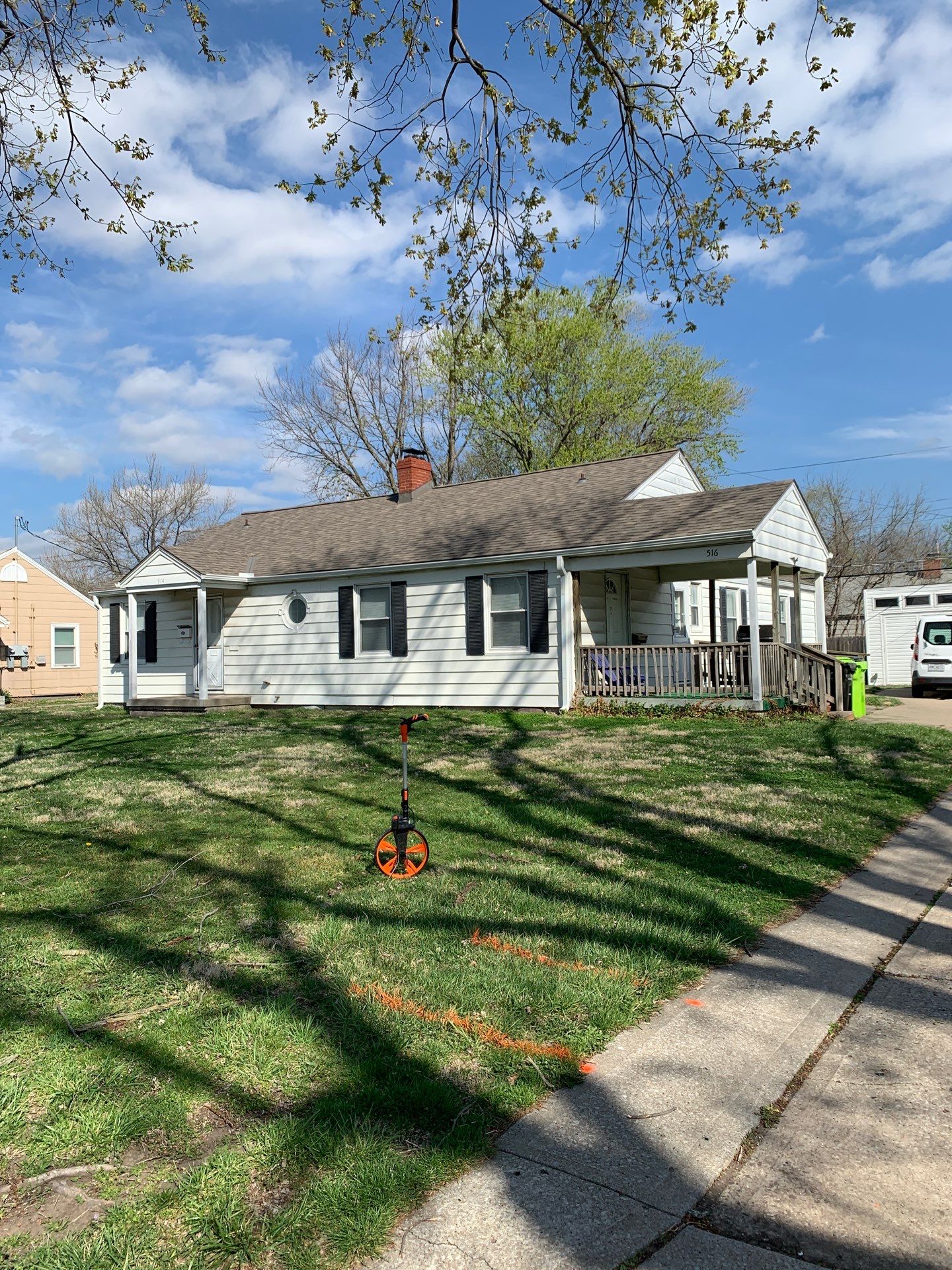 New Cypress Siding going on this North Kansas City Home  by EEC  Windows, Siding & Roofing 