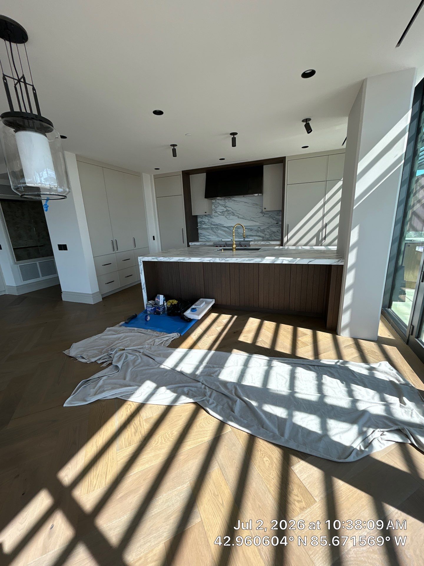 Herringbone Feature! by RTBaldwin Hardwood Floors