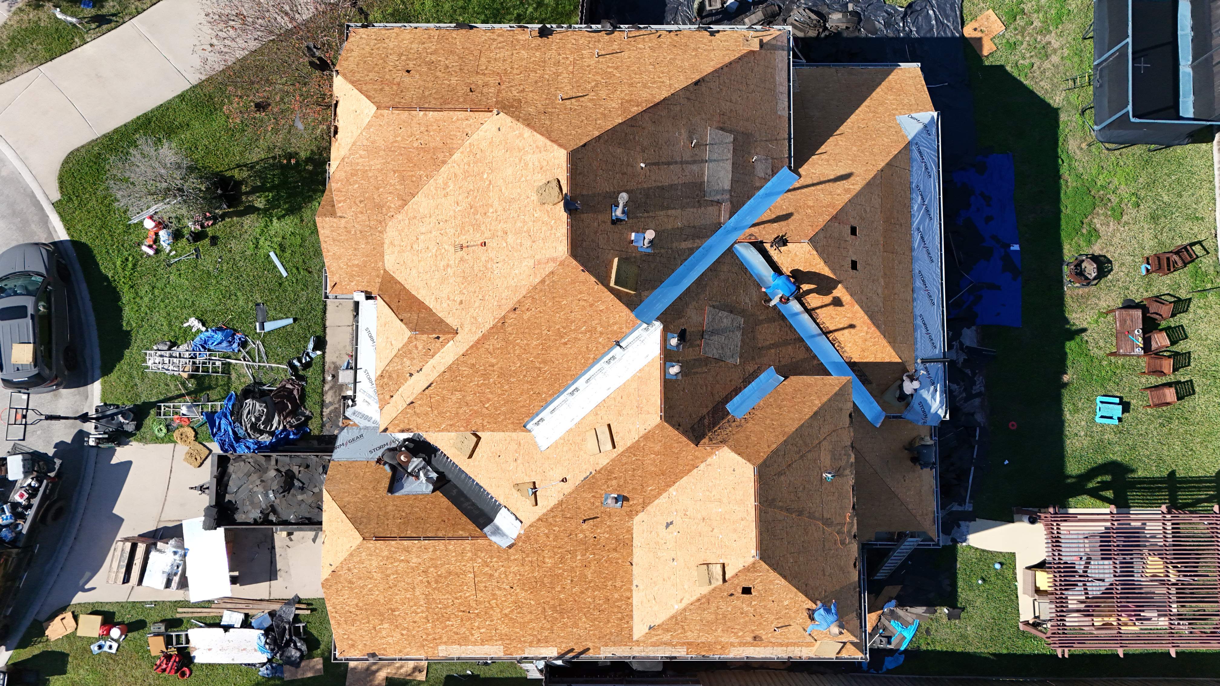 Full Restoration: Re-Deck, Impact-Resistant Roof, Fence & Interior — Spring, TX by PL Roofing & SB Roofing, LLC.
