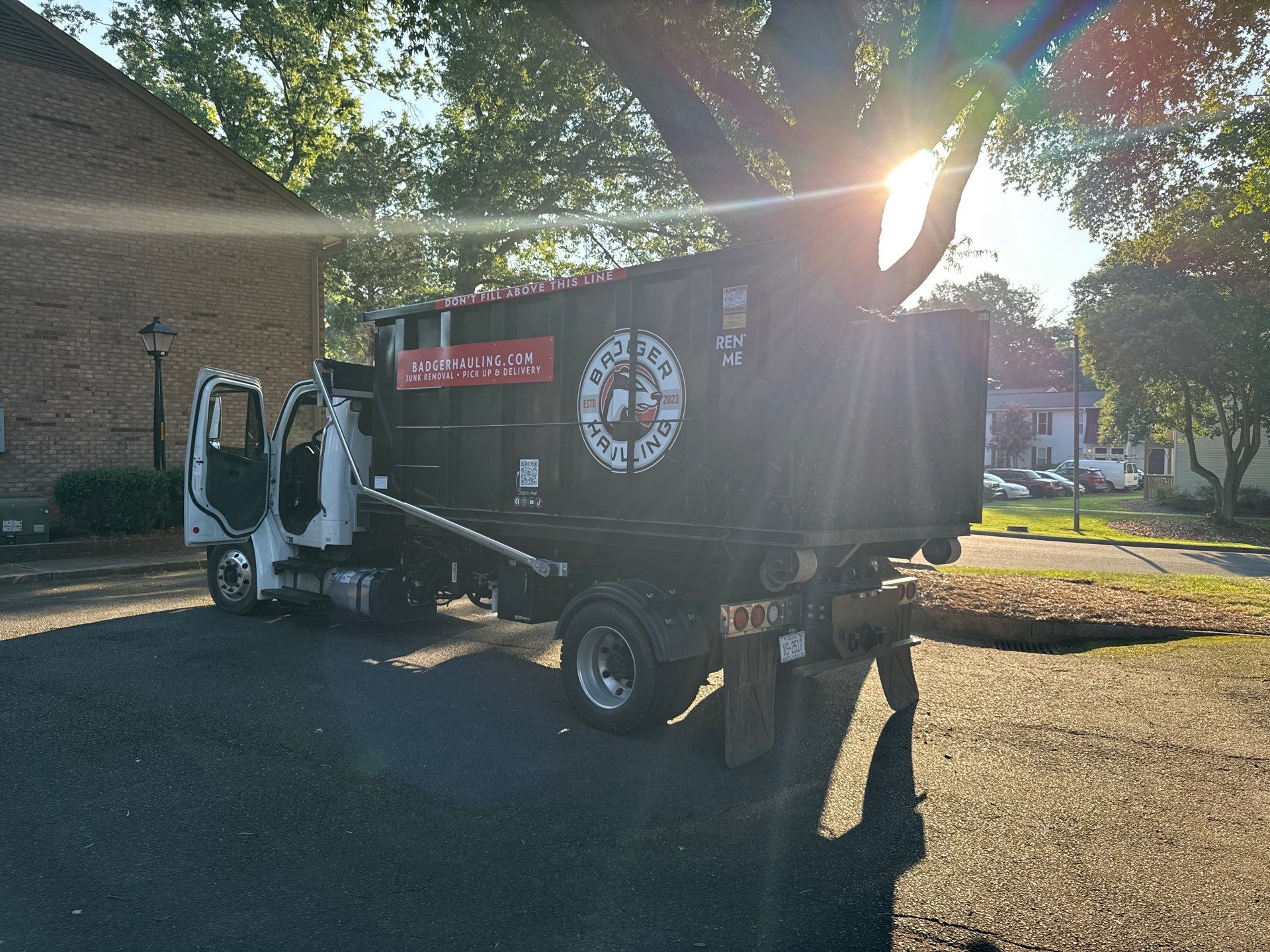 Project in Charlotte by Badger Hauling