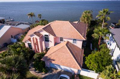 Full Clay Tile Roof Replacement and Deck Repair in Cocoa Beach, Florida