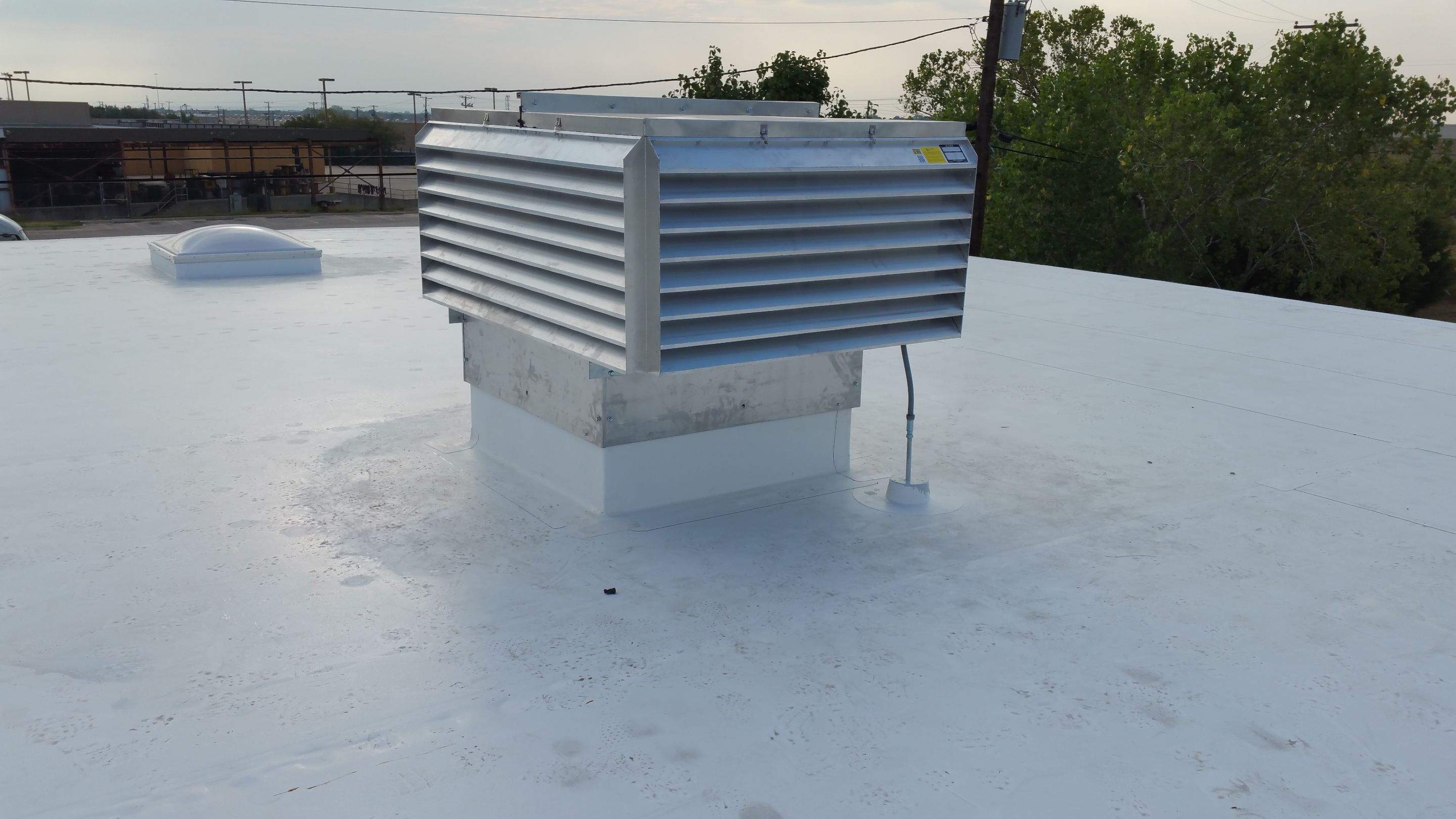 Massive Storm Damage Project - Factory in Arlington by First United Roofing & Construction