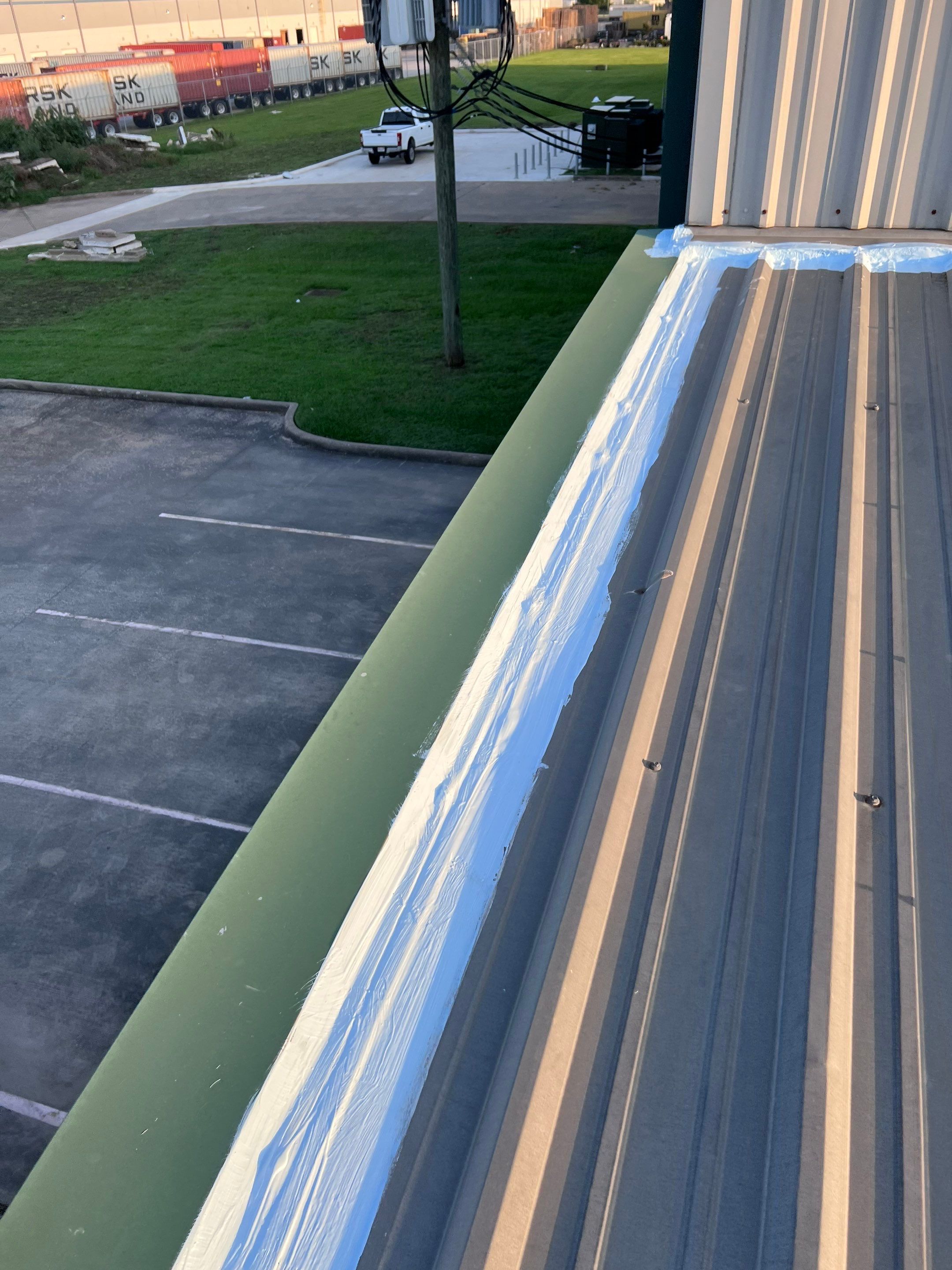 Hail Damage using Metal by Roof Repair Company